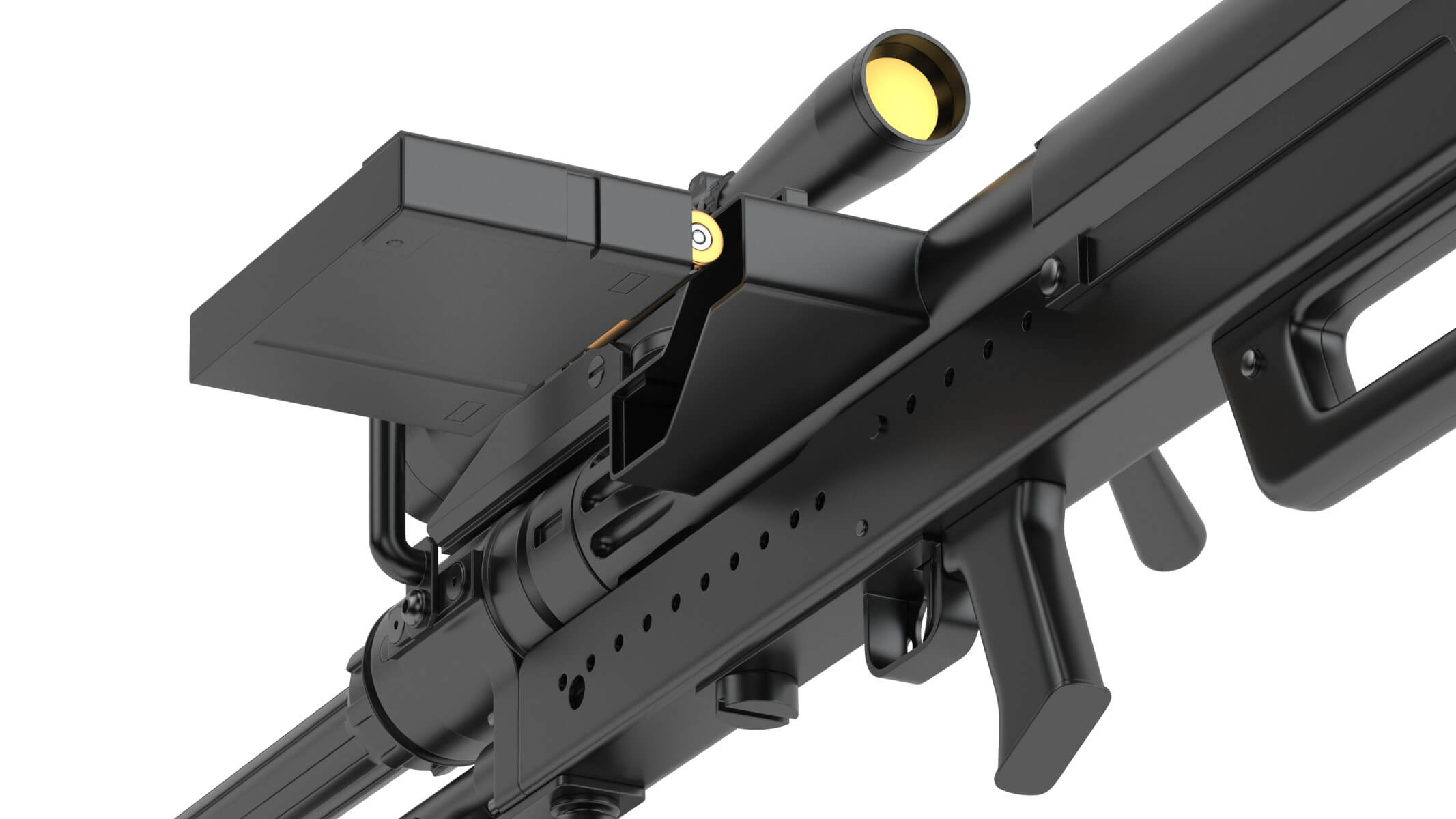 Denel NTW20 3D Model by frezzy