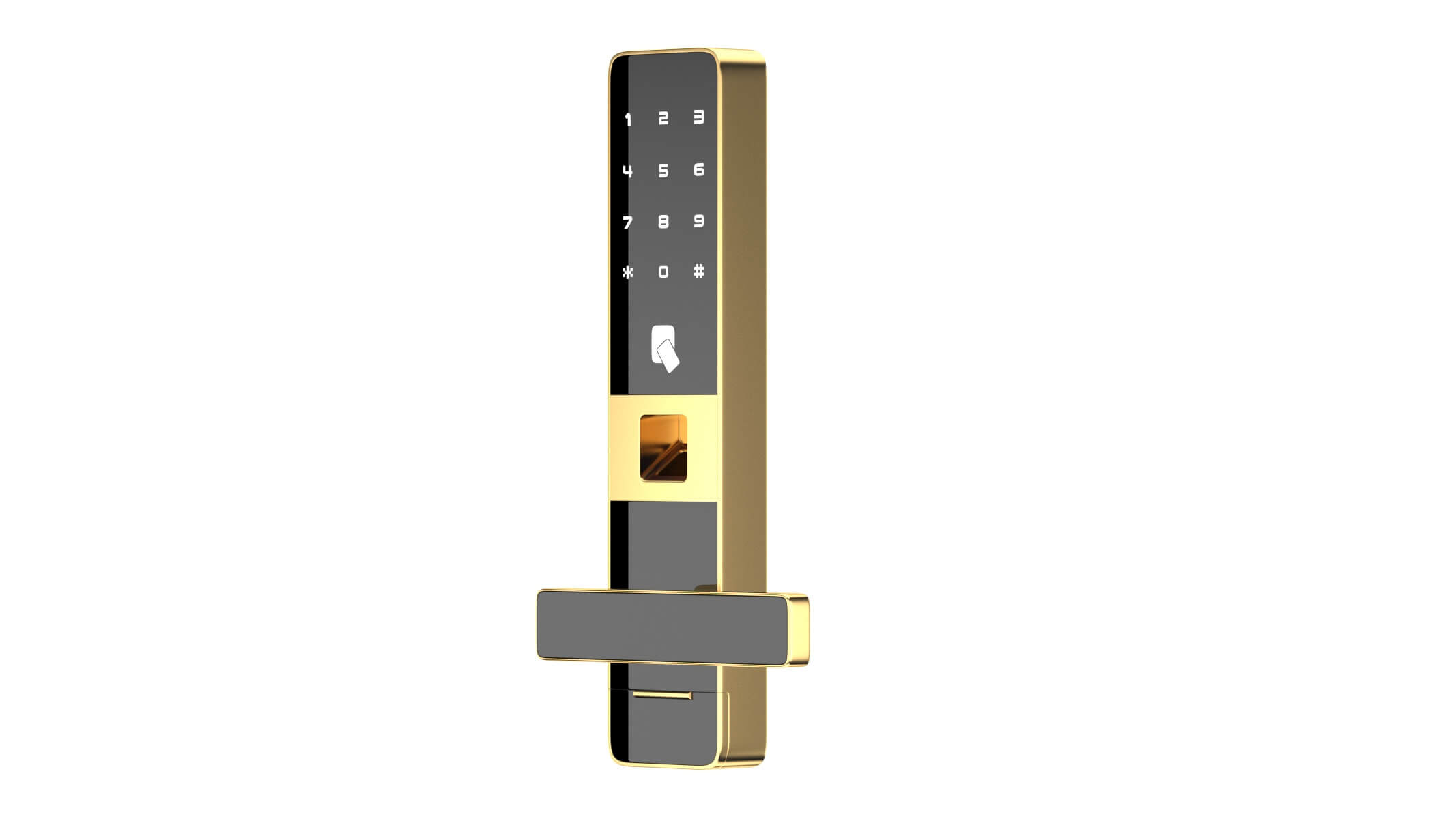 Digital Electronic Door Lock 3D Model by frezzy