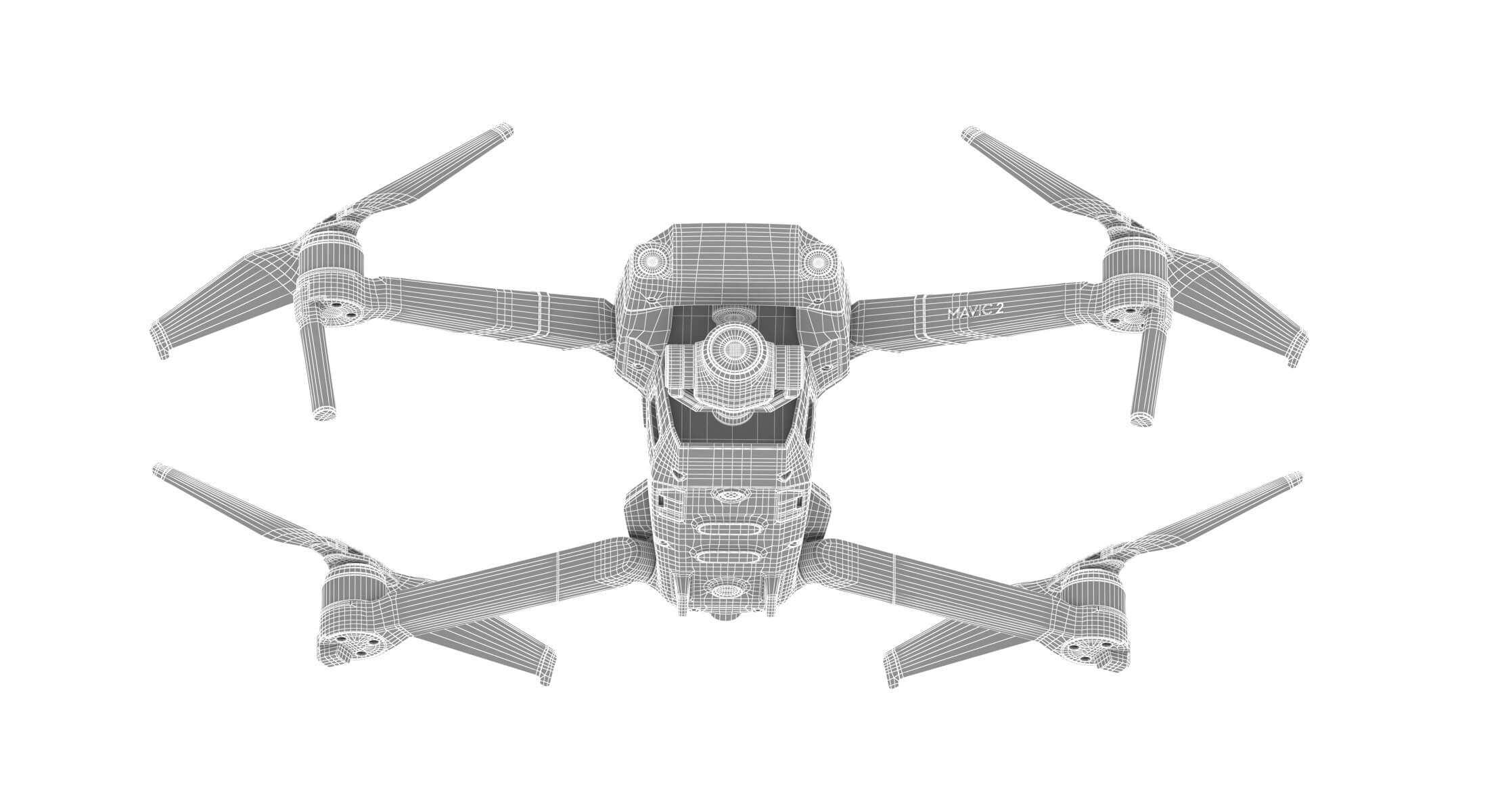 DJI Mavic 2 Pro Zoom - 3D Model by frezzy