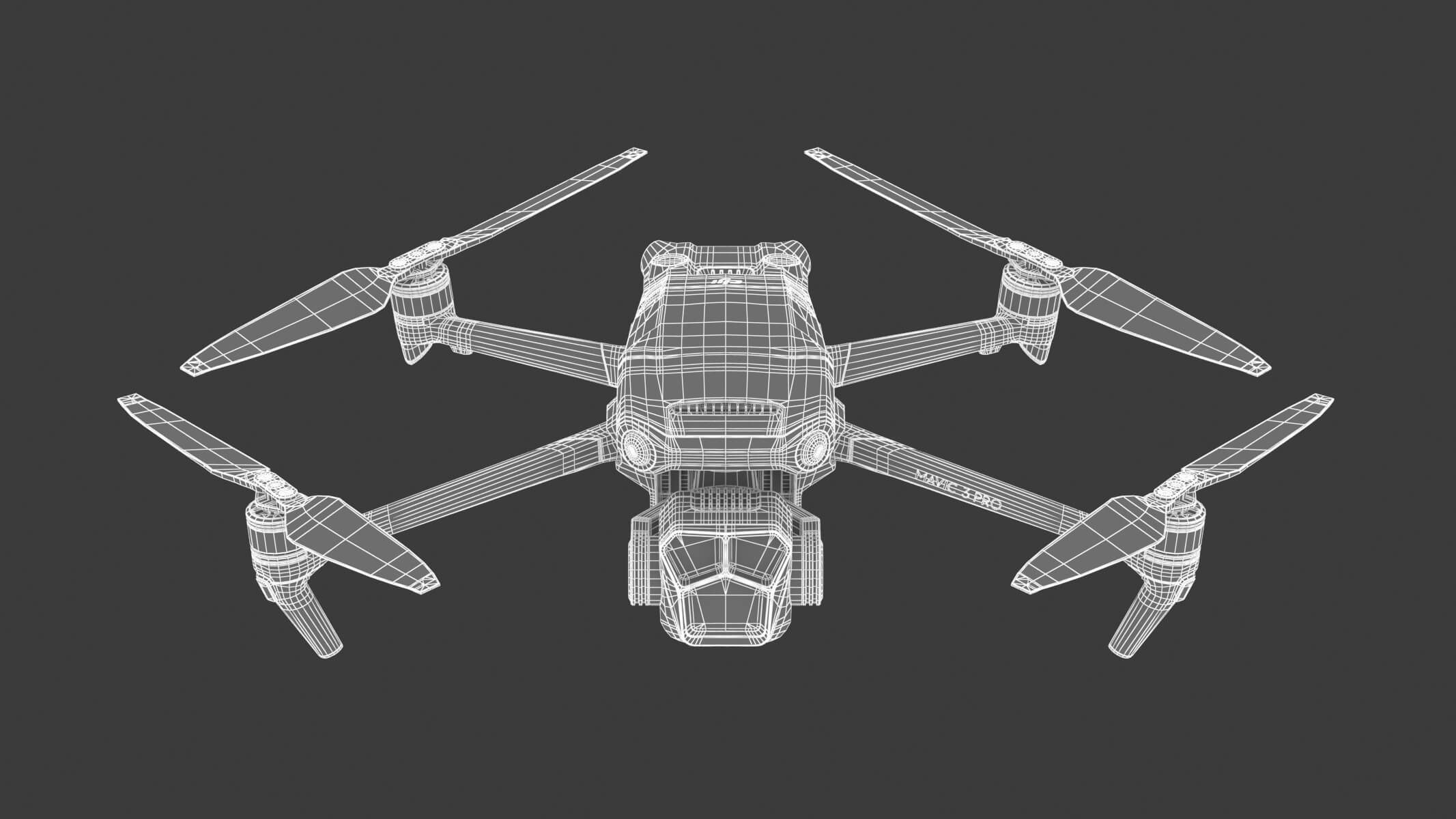 DJI Mavic 3 Pro - 3D Model by frezzy