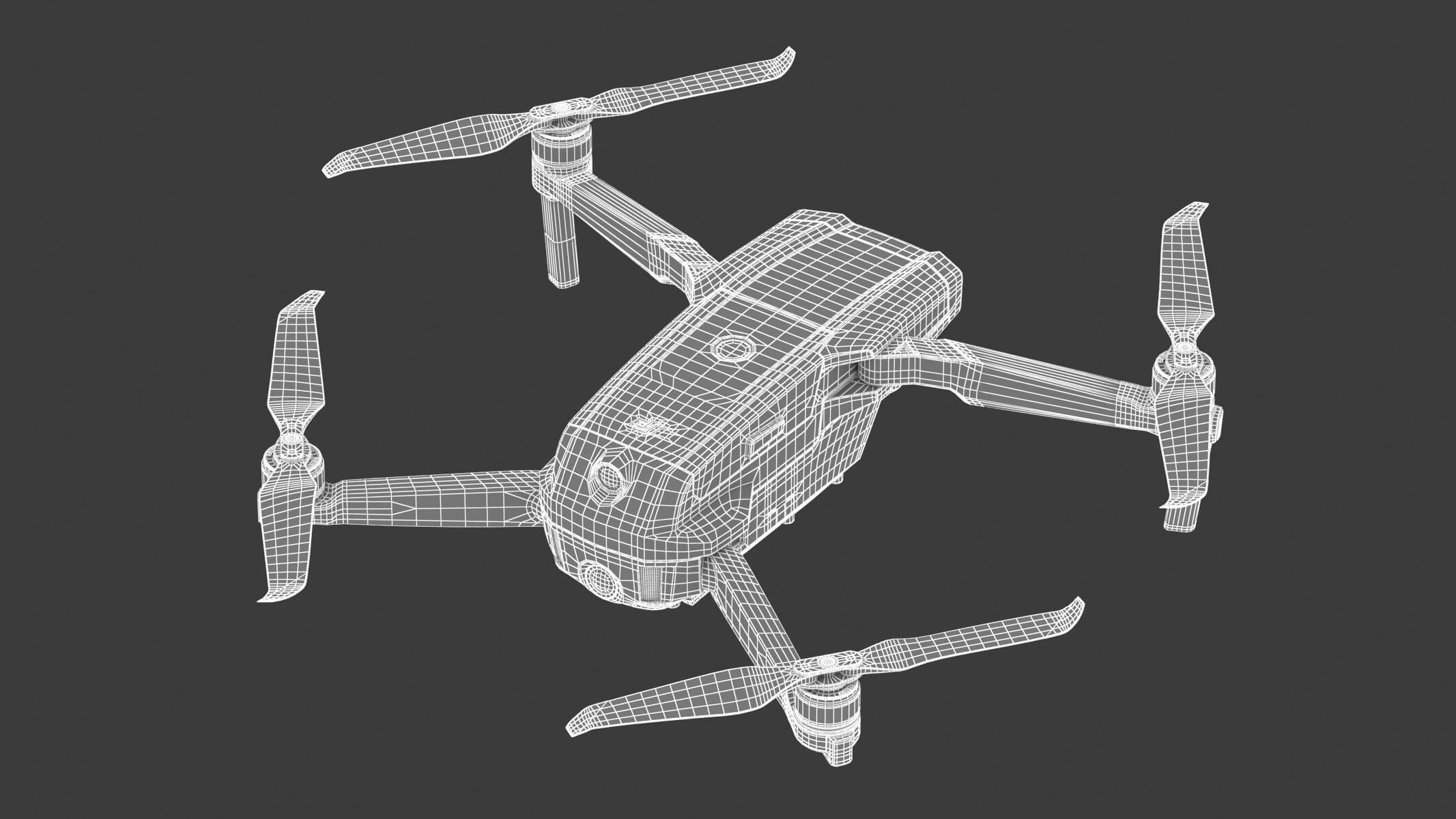 DJI Mavic Air 2 - 3D Model by frezzy