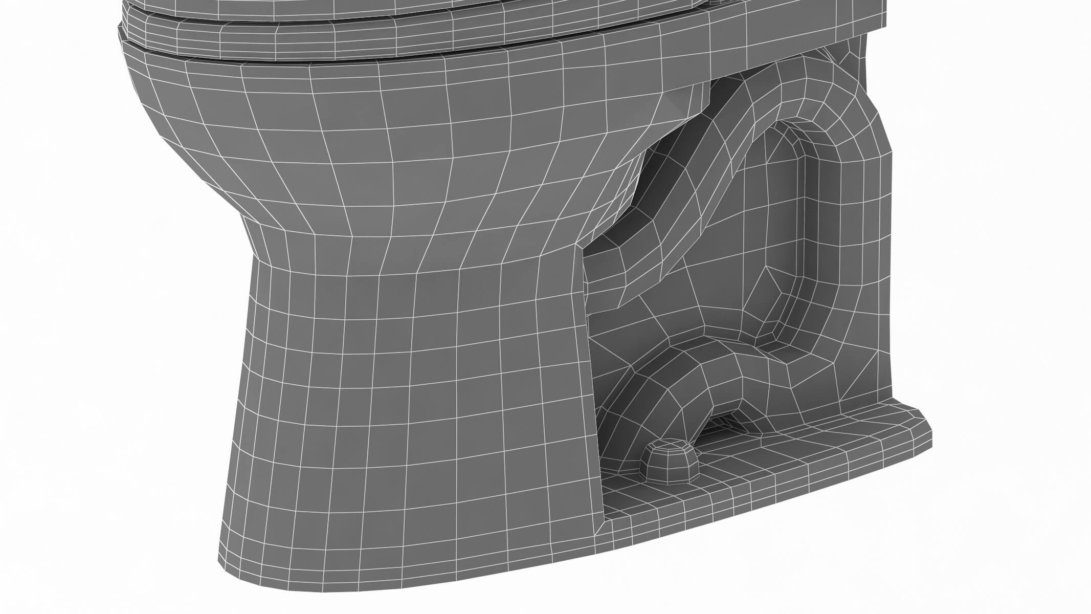 Drake TwoPiece Toilet 3D Model by frezzy