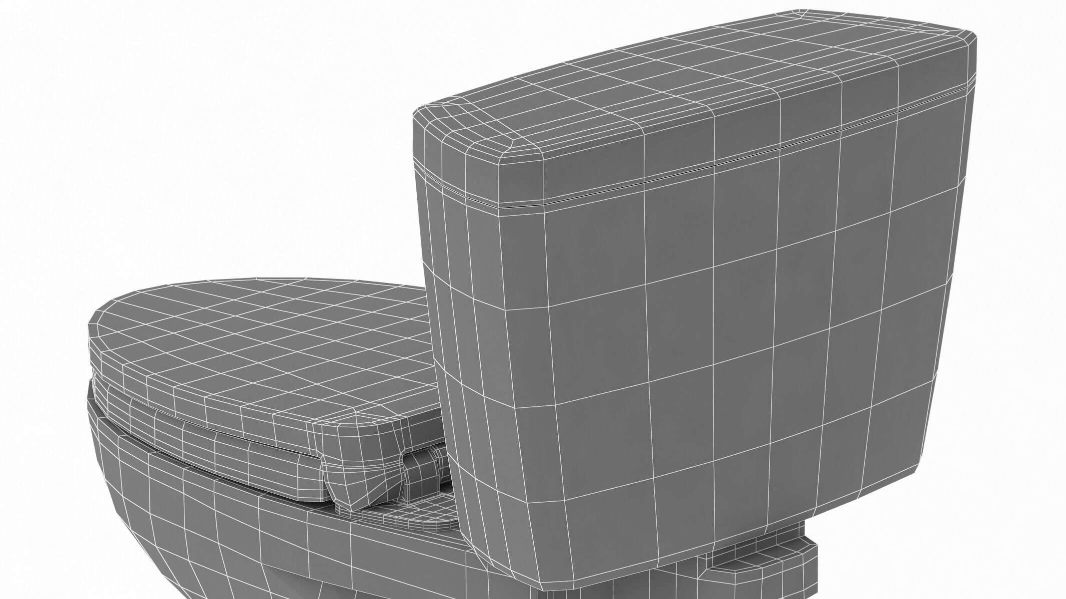 Drake TwoPiece Toilet 3D Model by frezzy