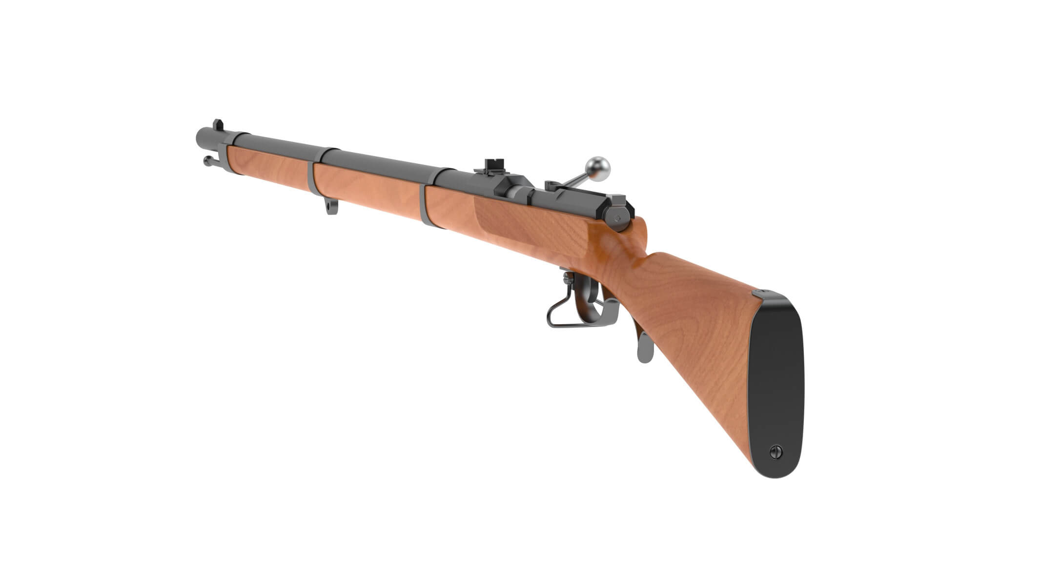 Dreyse Needle Gun 3D Model by frezzy