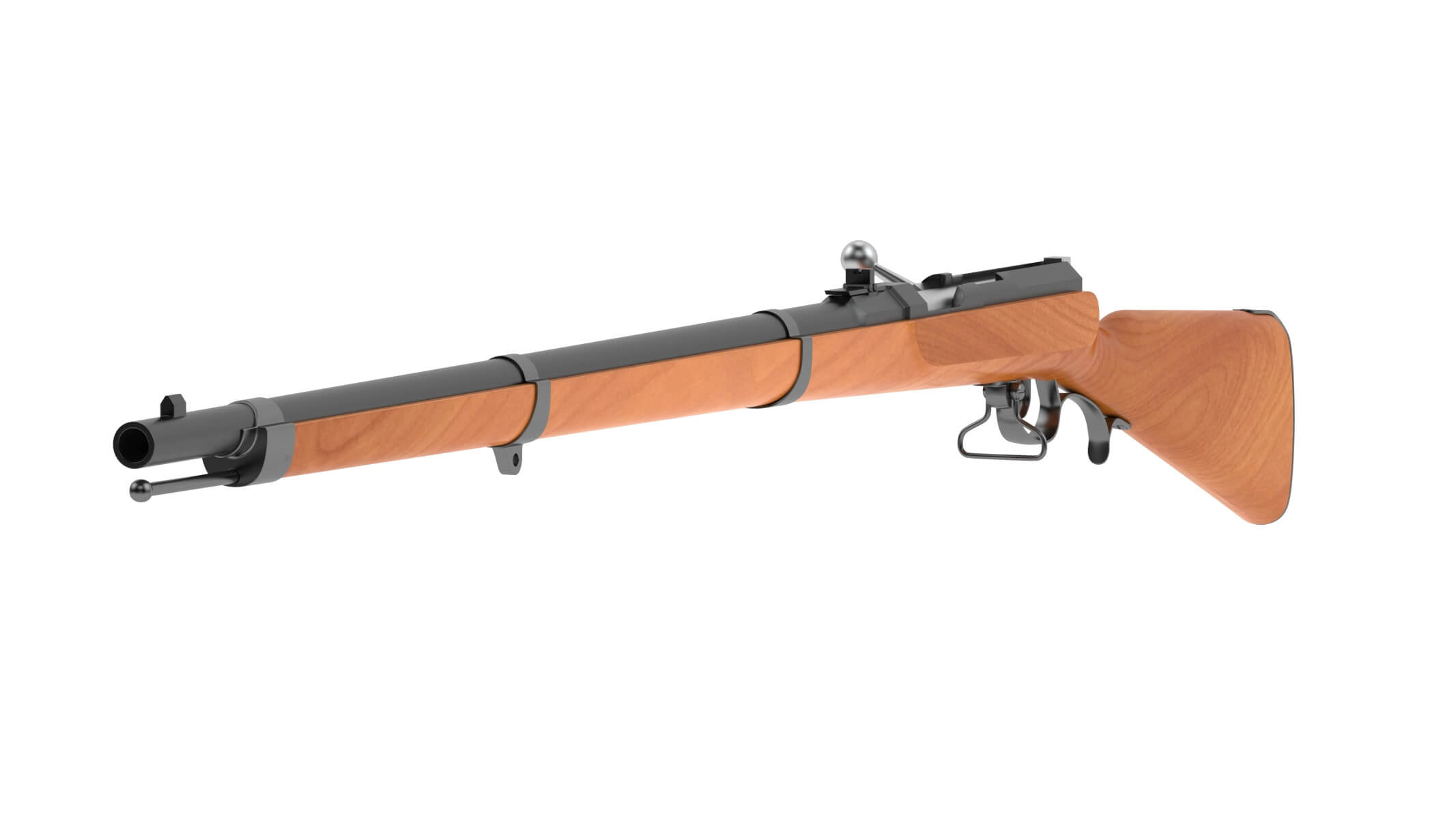 Dreyse Needle Gun 3D Model by frezzy