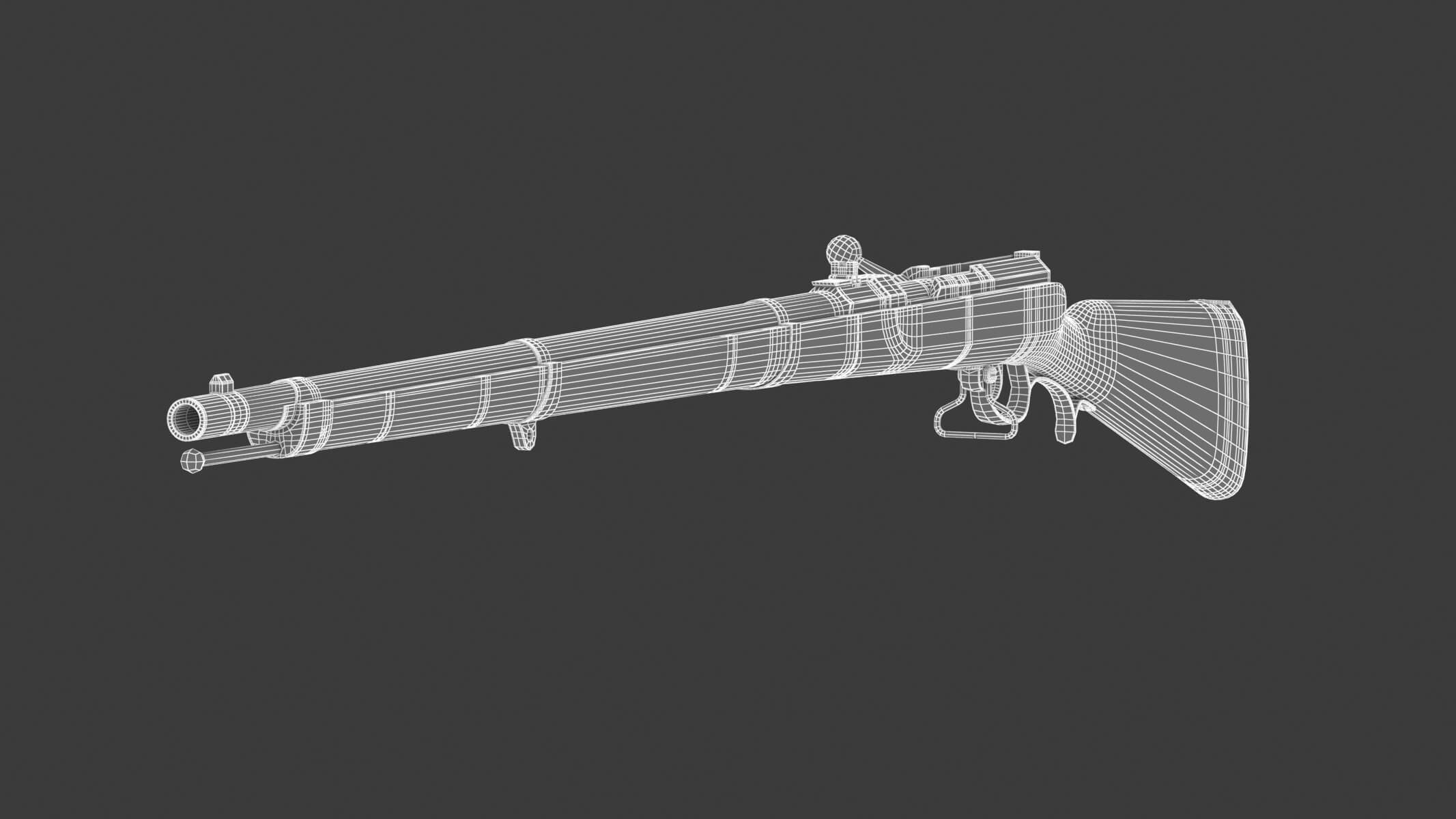 Dreyse Needle Gun 3D Model by frezzy