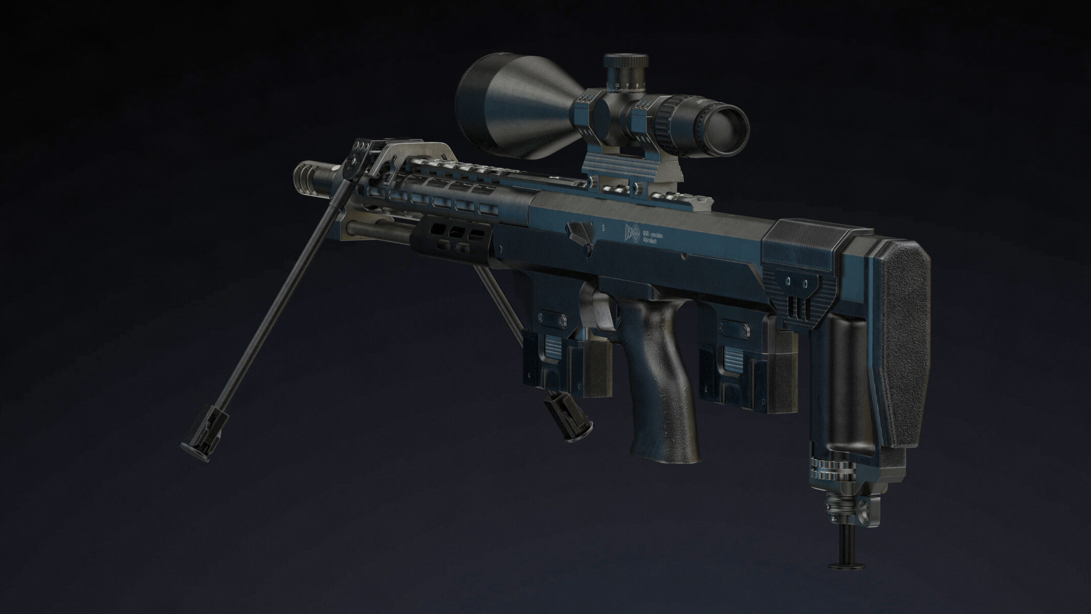 Dsr Precision Low Poly - 3D Model by frezzy