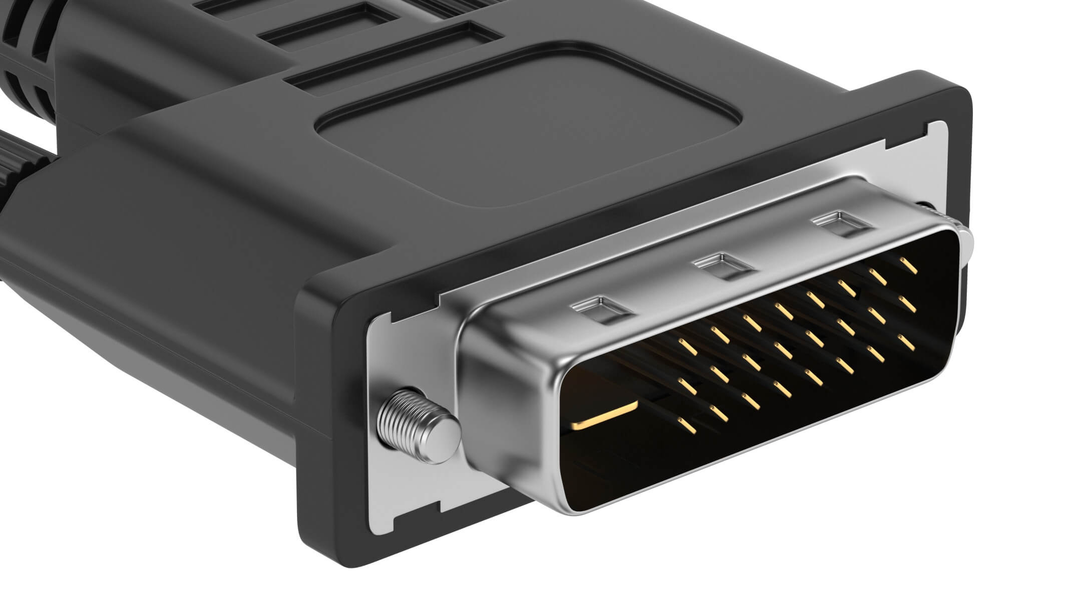 DVI-D Dual Link Male 3D Model by frezzy