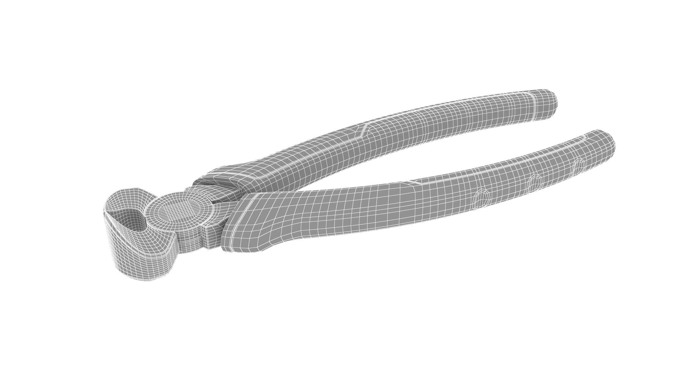 End Cutting Pliers 3D Model by frezzy
