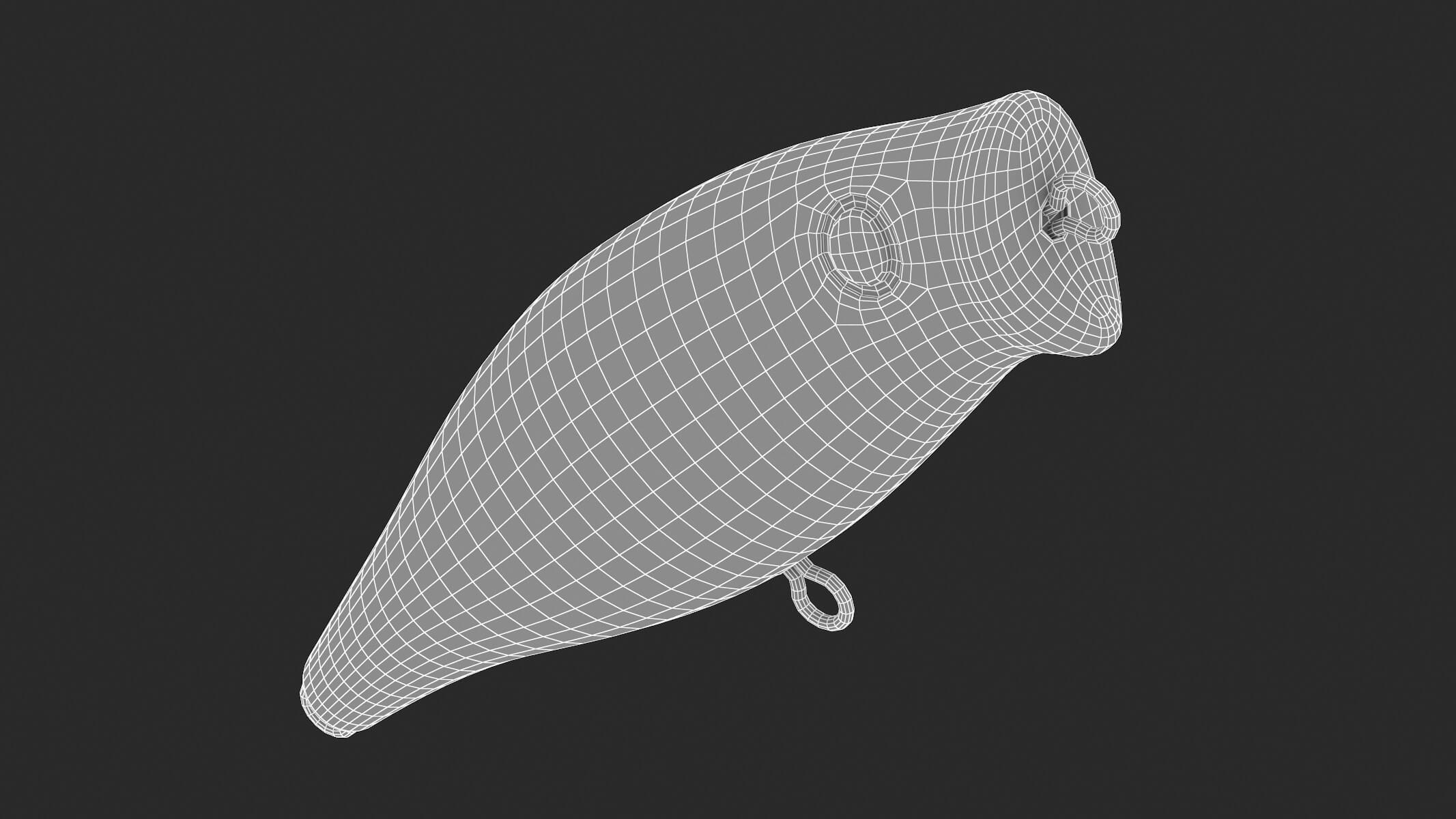 Fishing Lure Blank 3D Model by frezzy