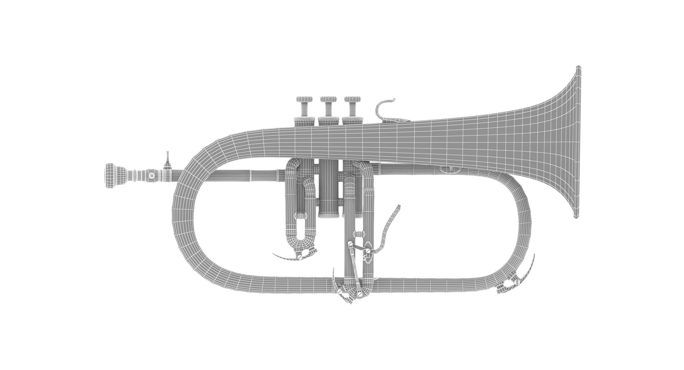 Flugelhorn 3D Model by frezzy