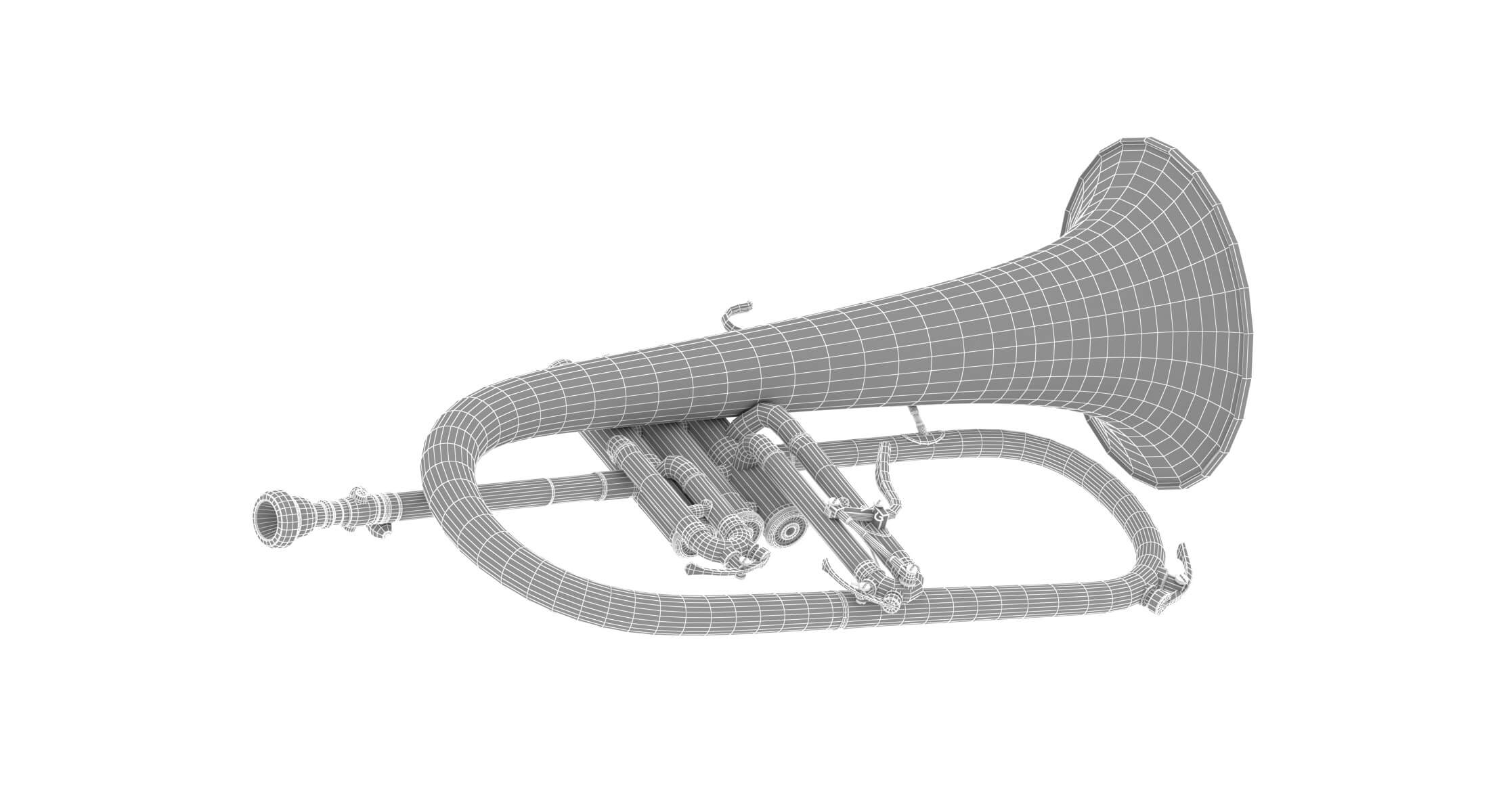 Flugelhorn 3D Model by frezzy