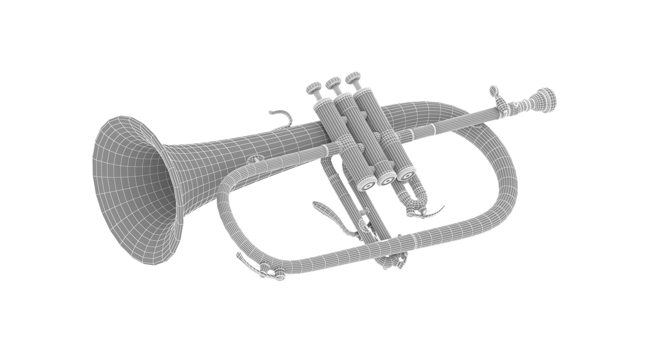 Flugelhorn 3D Model by frezzy