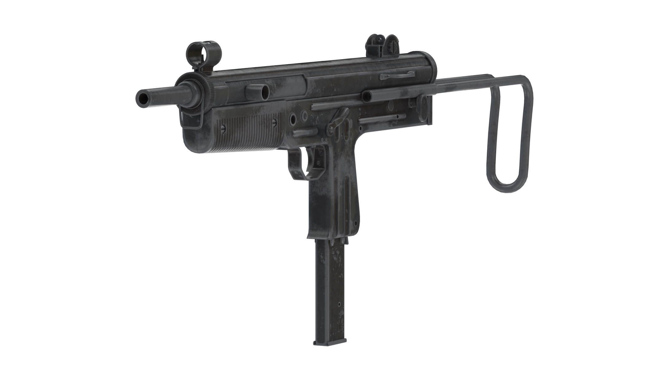 Fmk 3 Submachine Gun Low Poly 3D Model by frezzy