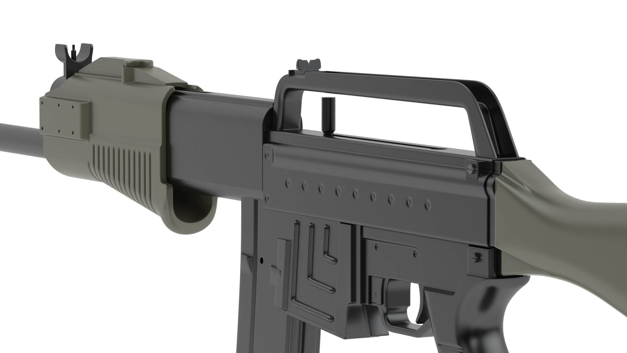 Franchi SPAS15 3D Model by frezzy