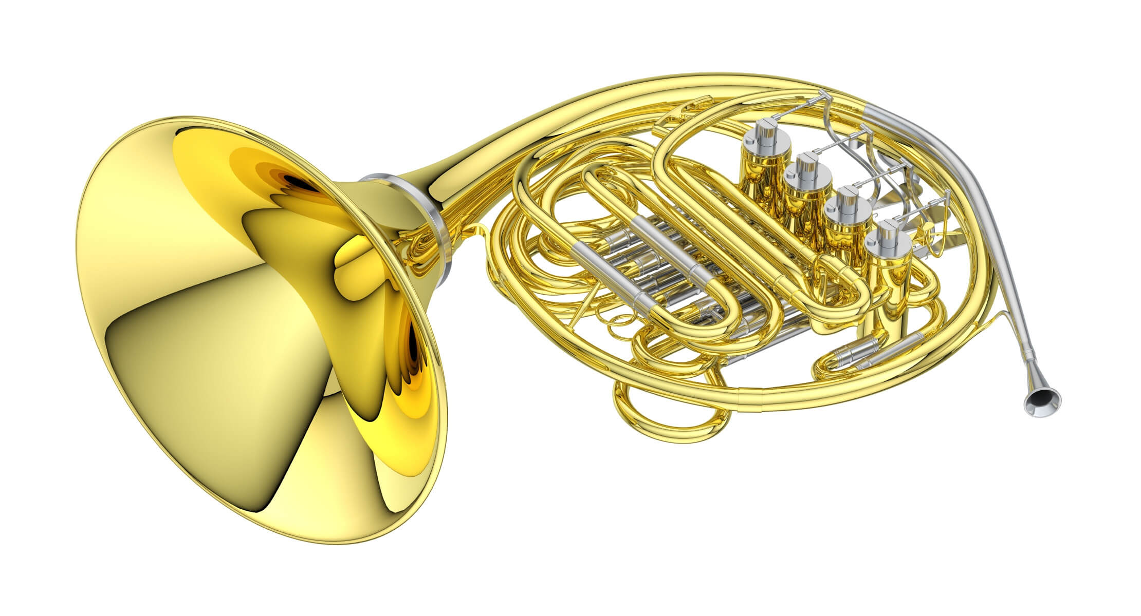 French Horn 3D Model by frezzy