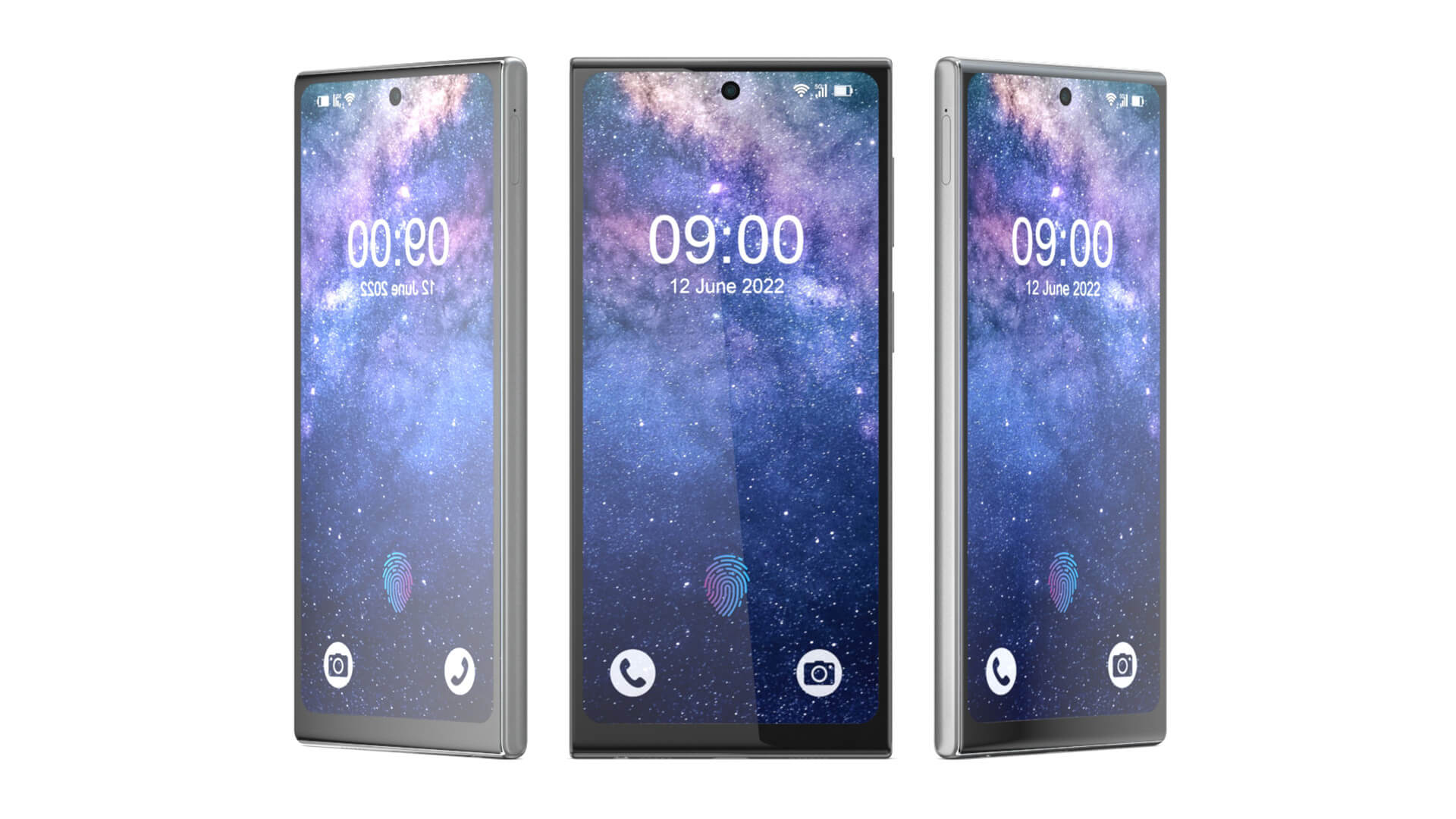 Generic Smartphone 05 - 3D Model by frezzy