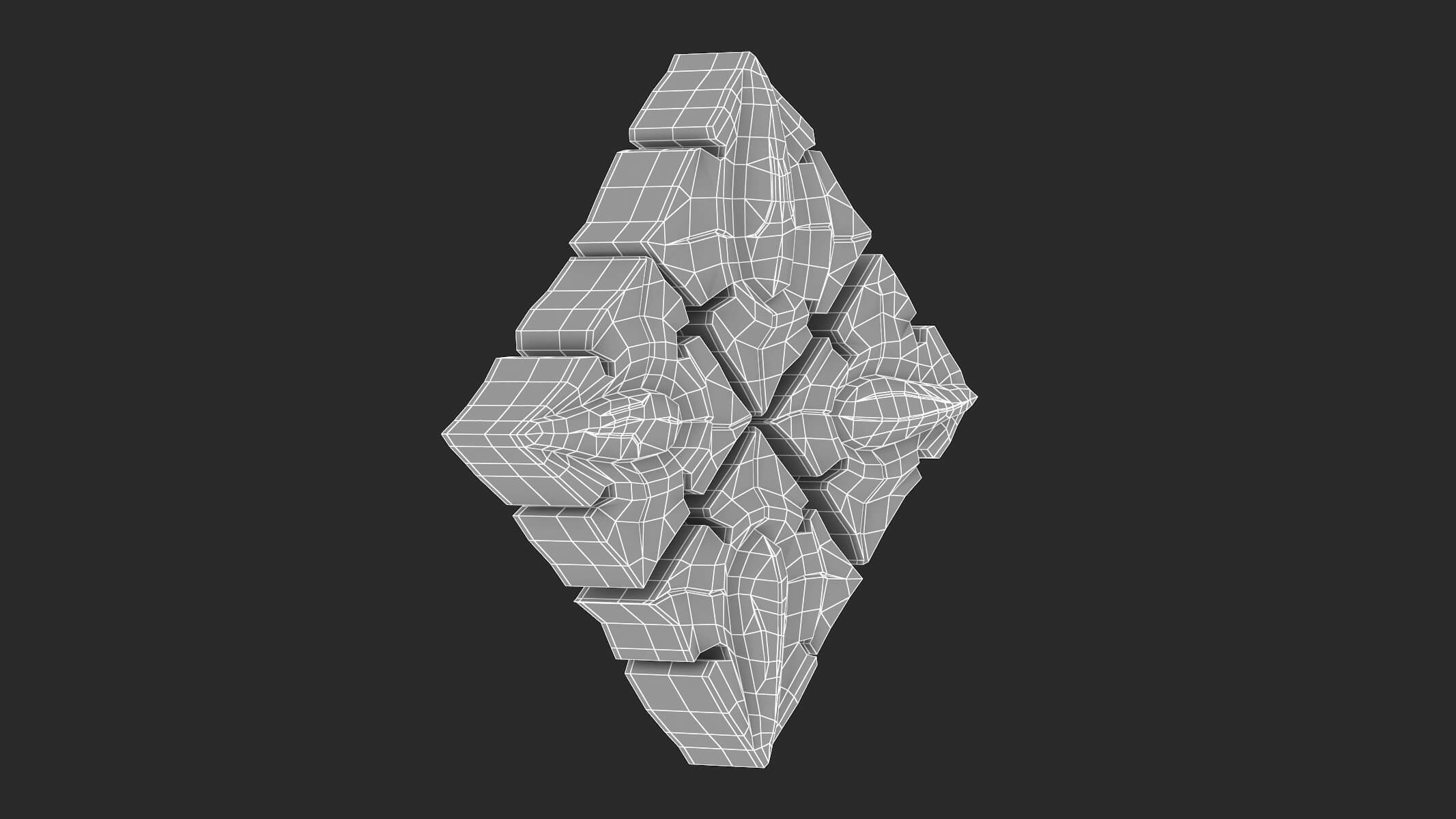 Gothic Ornament 035 - 3D Model by frezzy