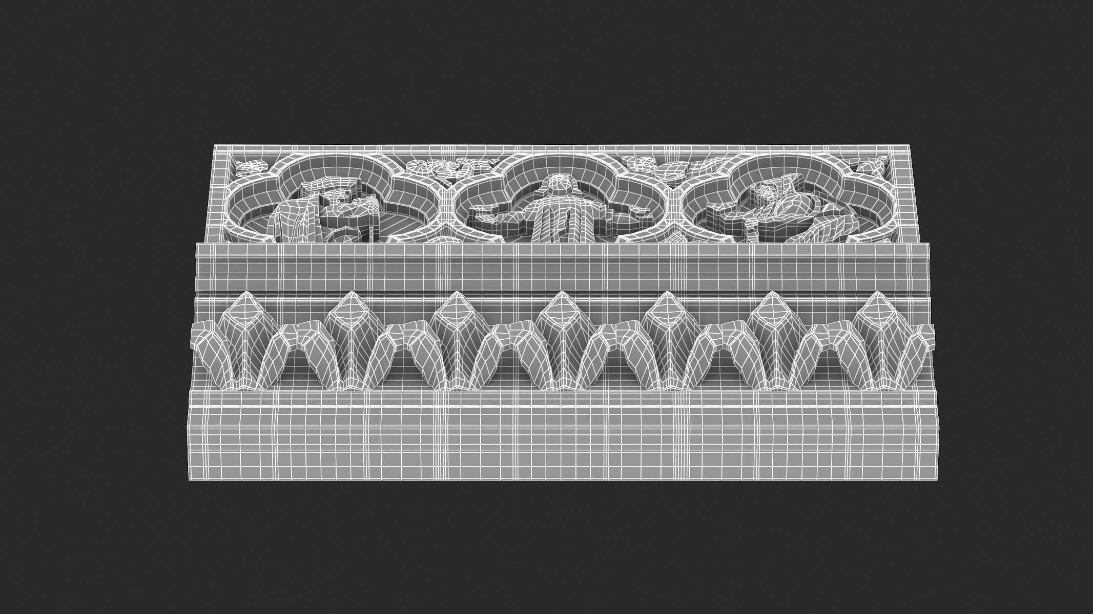 Gothic Ornament 049 - 3D Model by frezzy