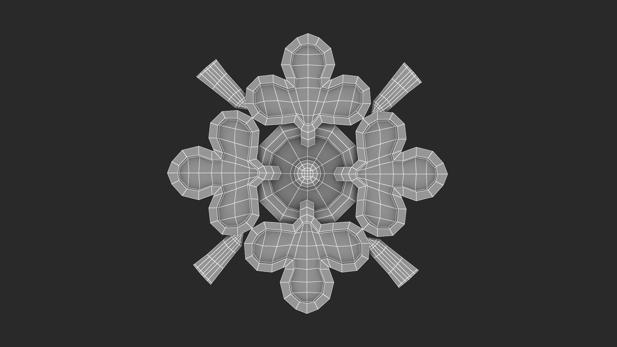 Gothic Ornament 051 3D Model by frezzy