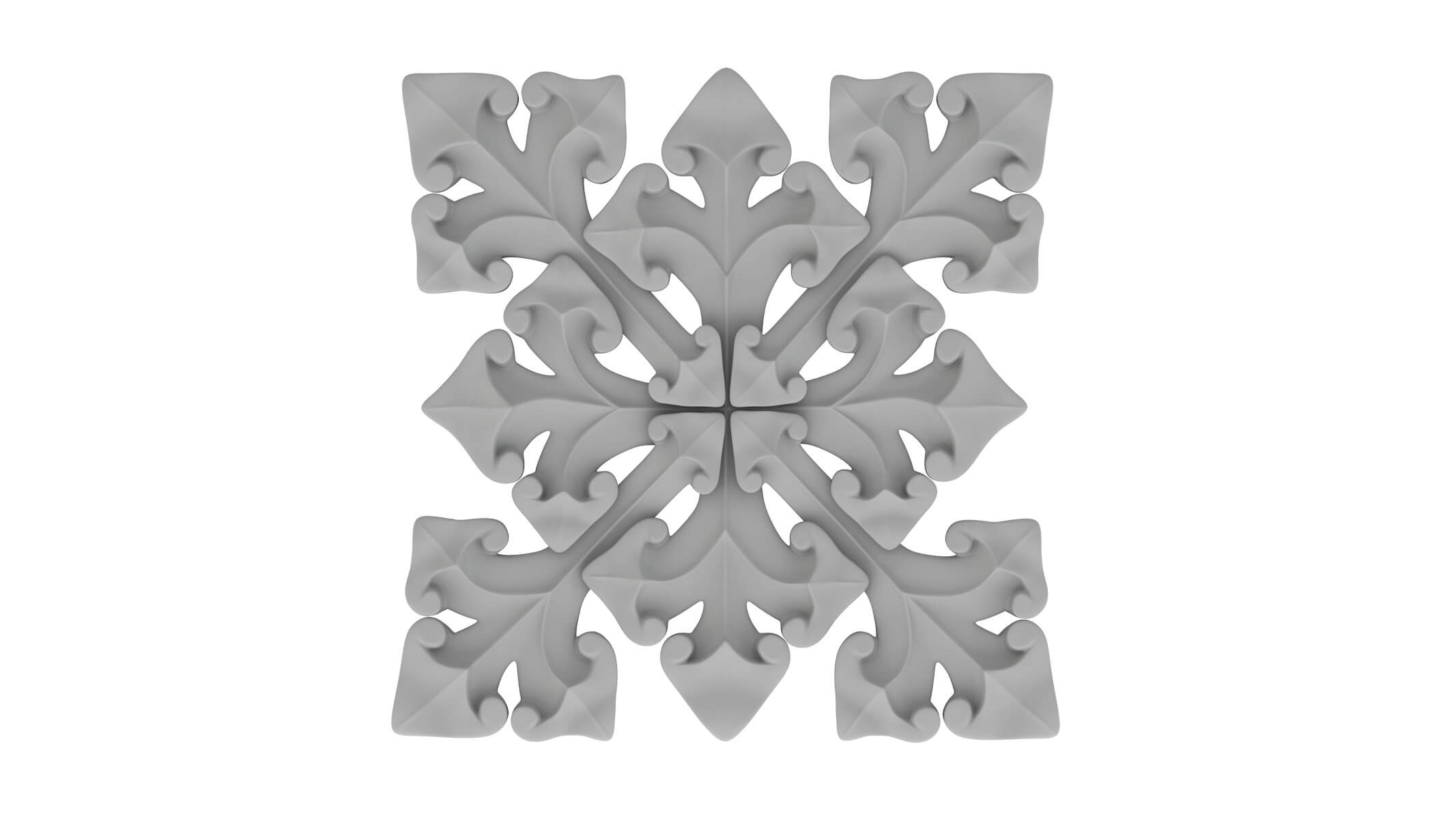 Gothic Ornament 064 - 3D Model by frezzy