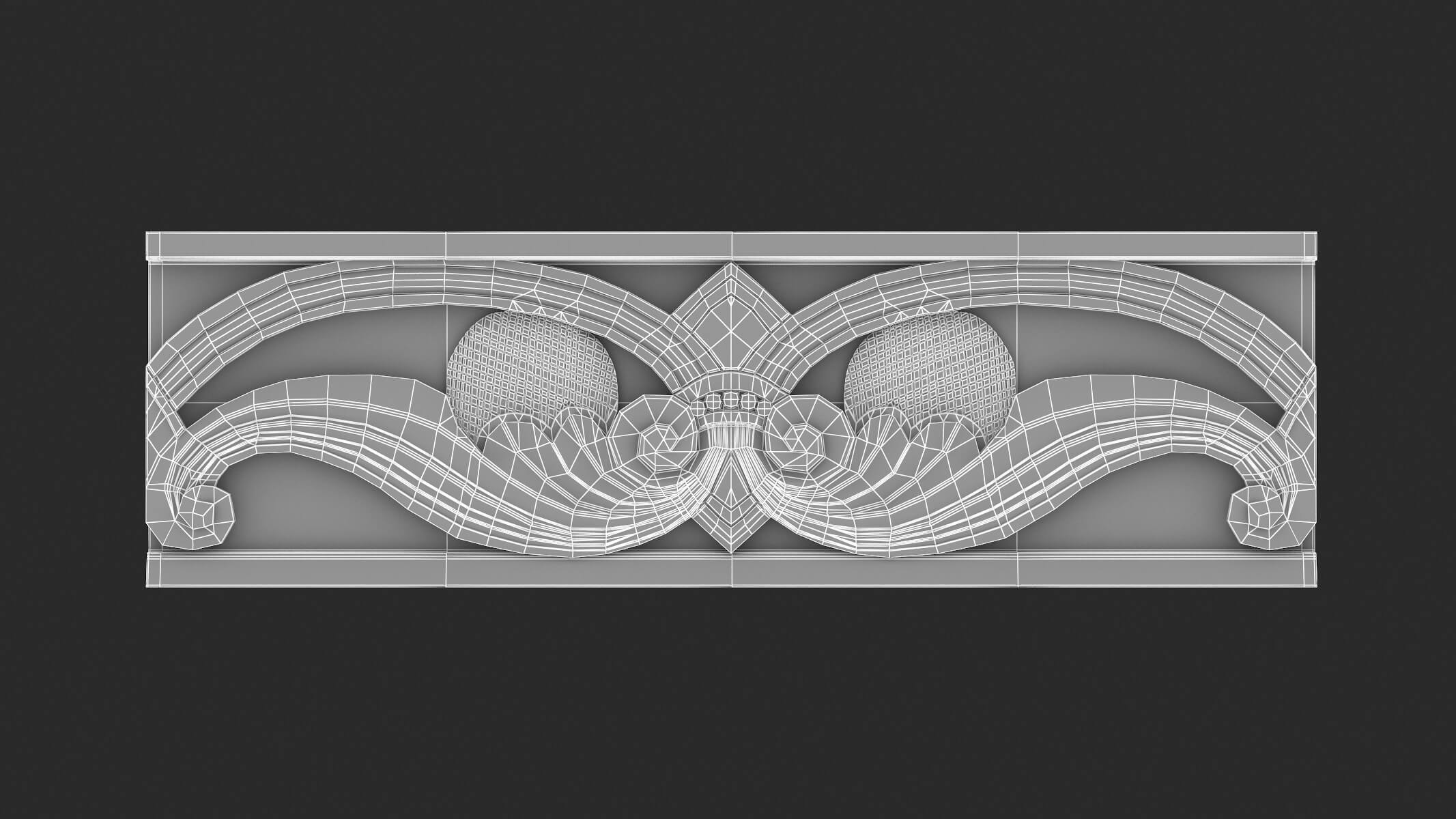 Gothic Ornament 071 - 3D Model by frezzy