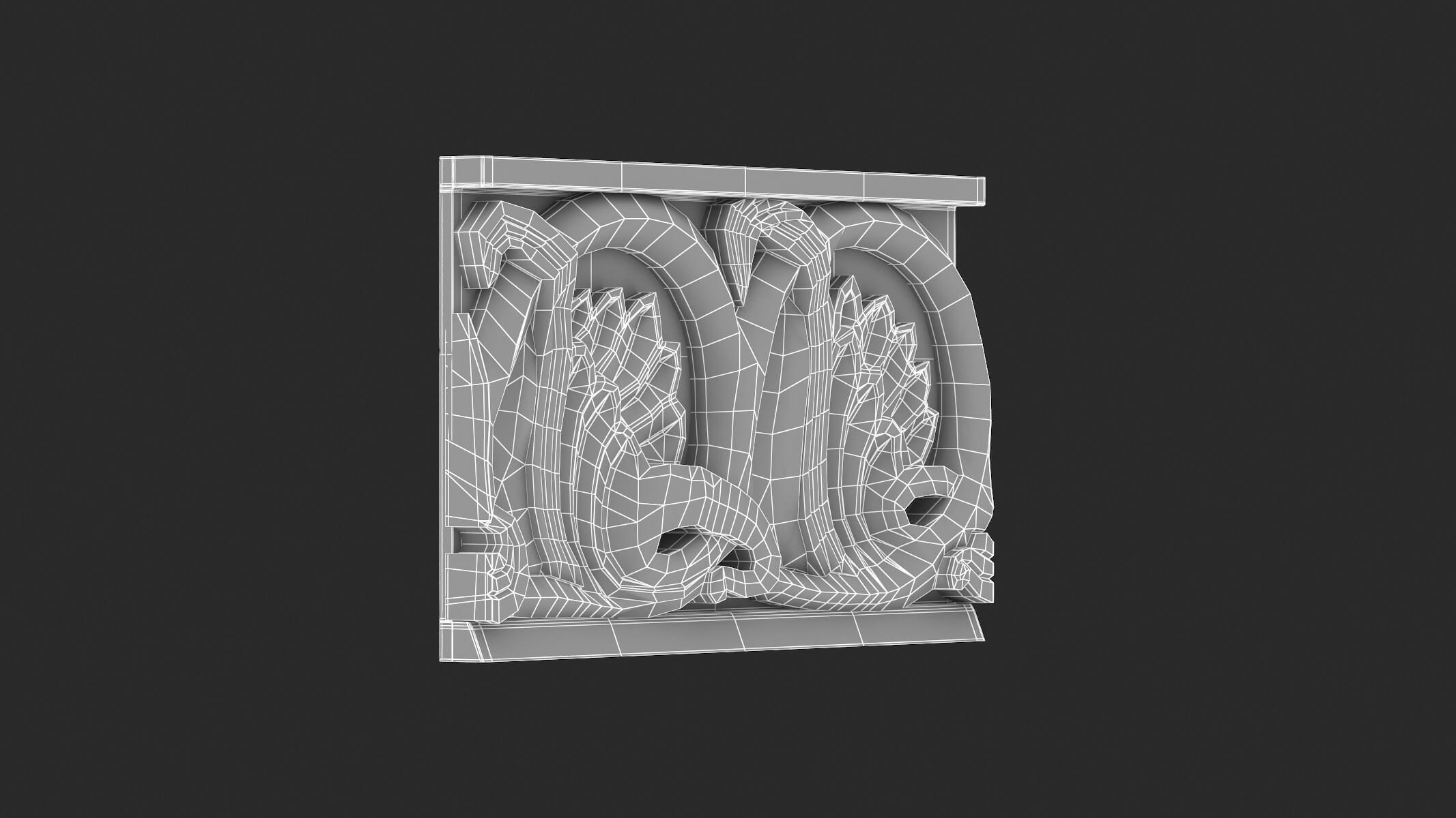 Gothic Ornament 072 - 3D Model by frezzy