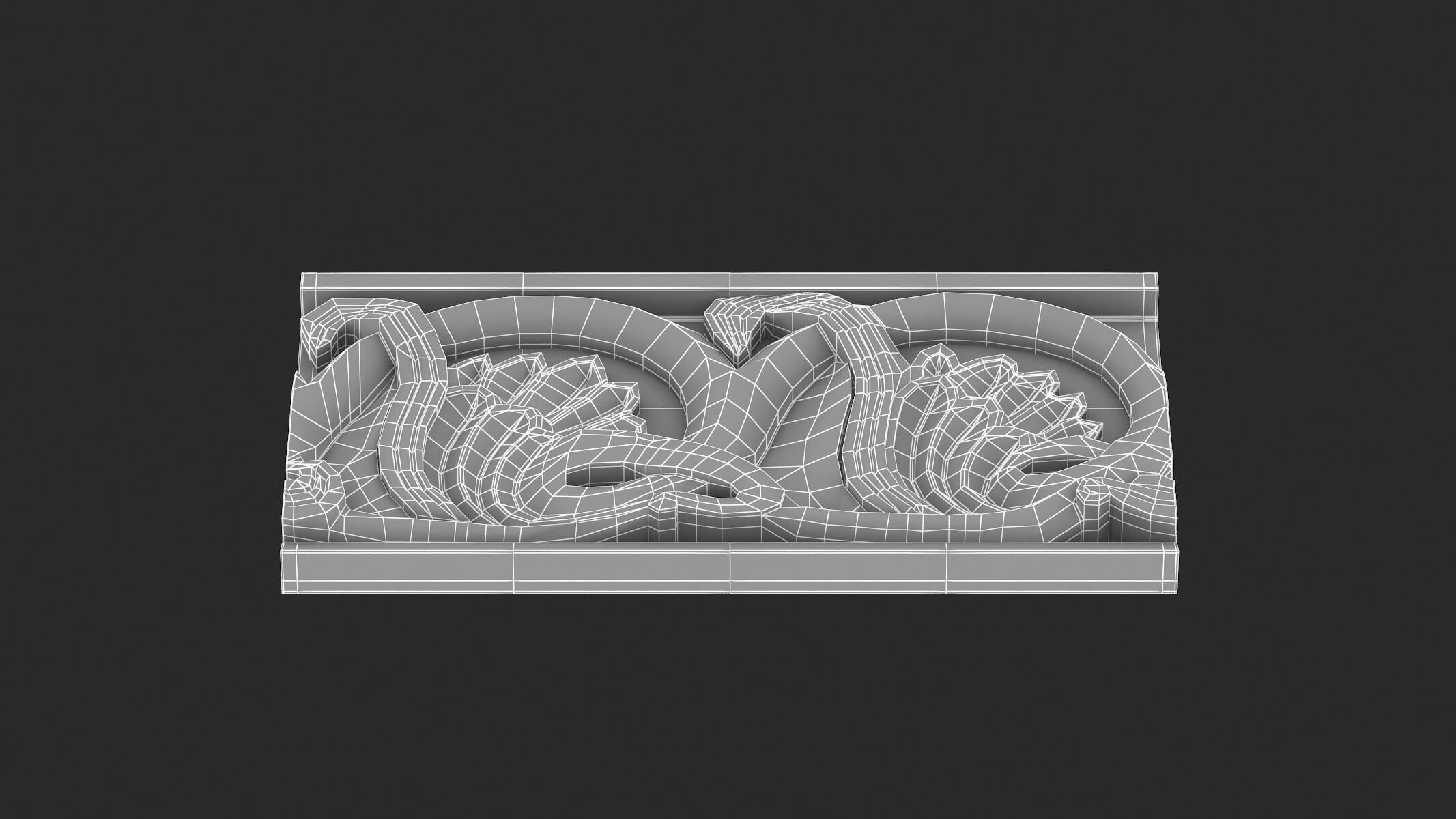 Gothic Ornament 072 - 3D Model by frezzy