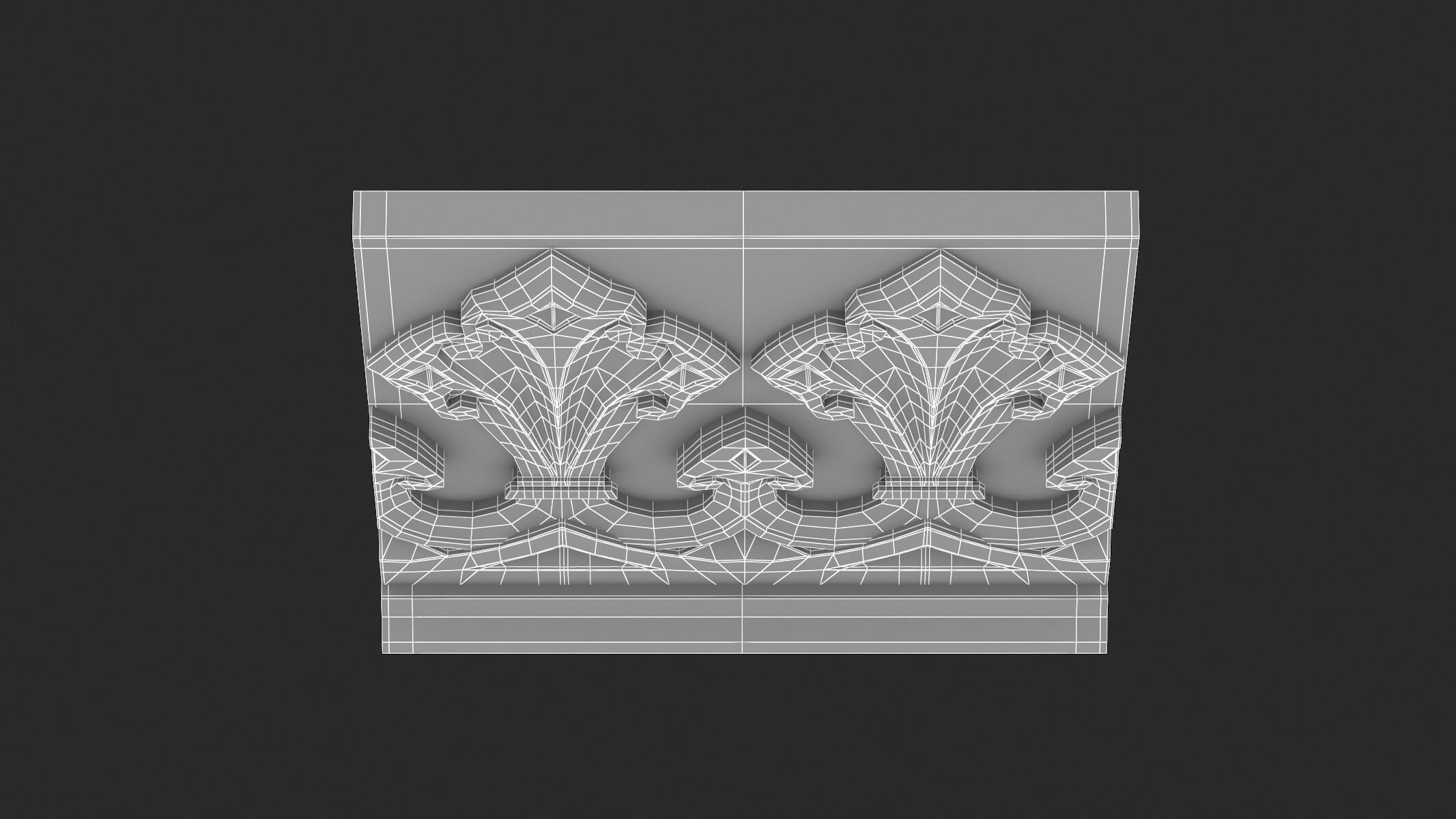 Gothic Ornament 077 - 3D Model by frezzy