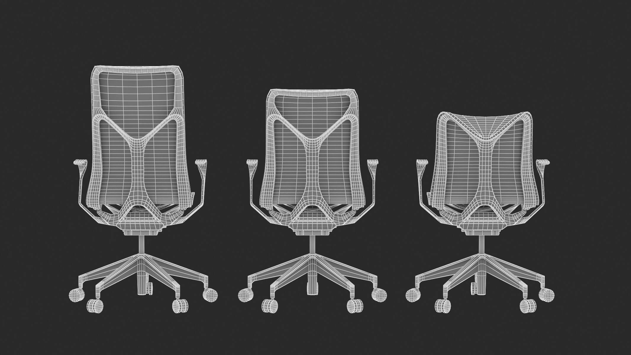 Herman Miller Cosm Chair 3D Model by frezzy