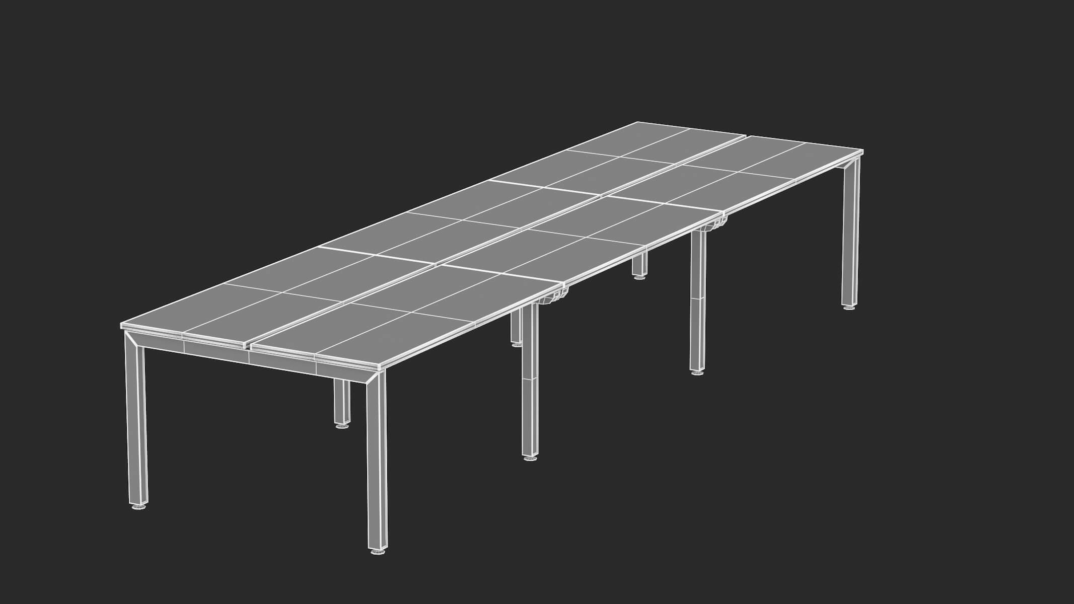 Herman Miller Sense Desk 4 3D Model by frezzy