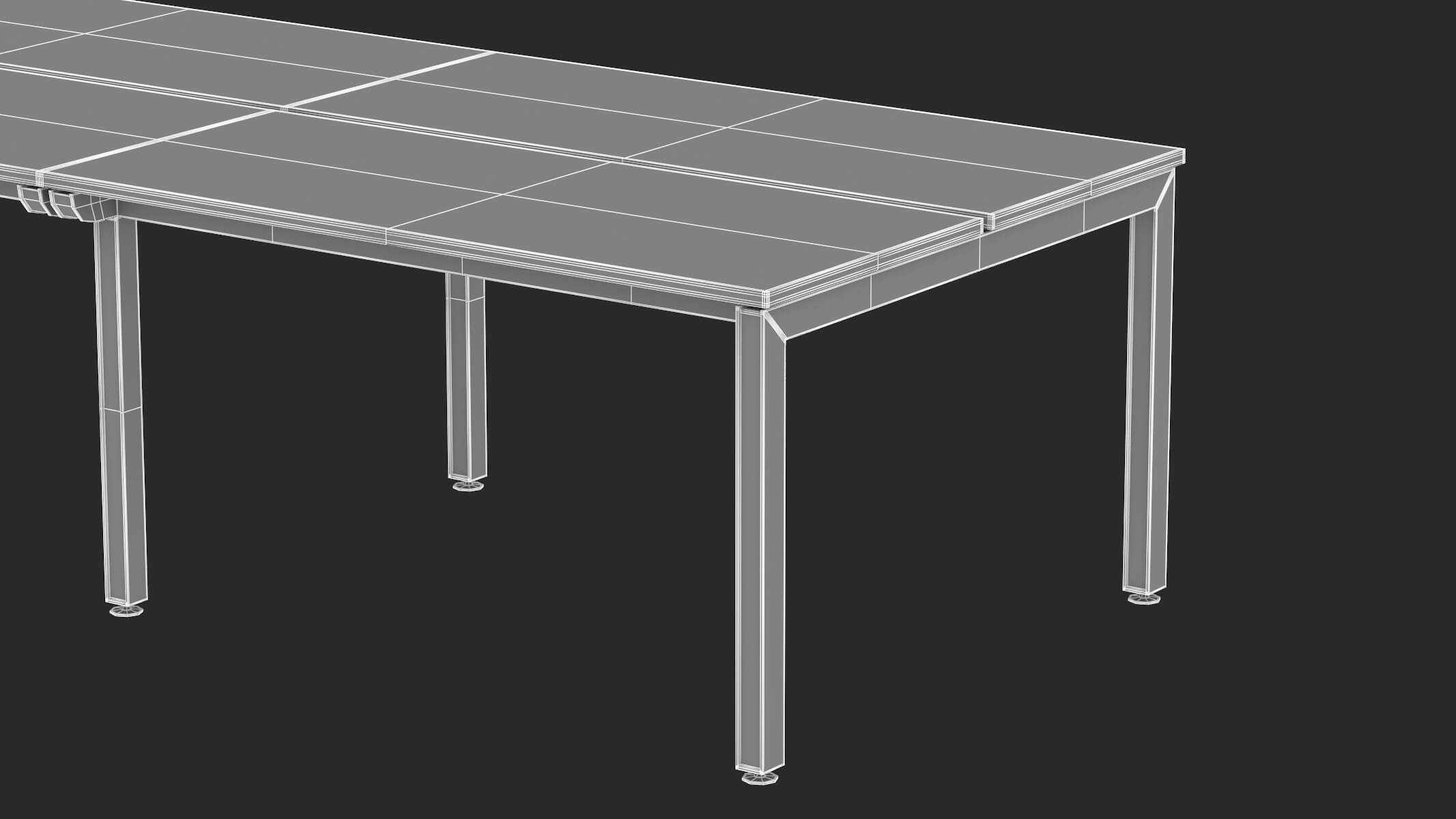 Herman Miller Sense Desk 4 3D Model by frezzy