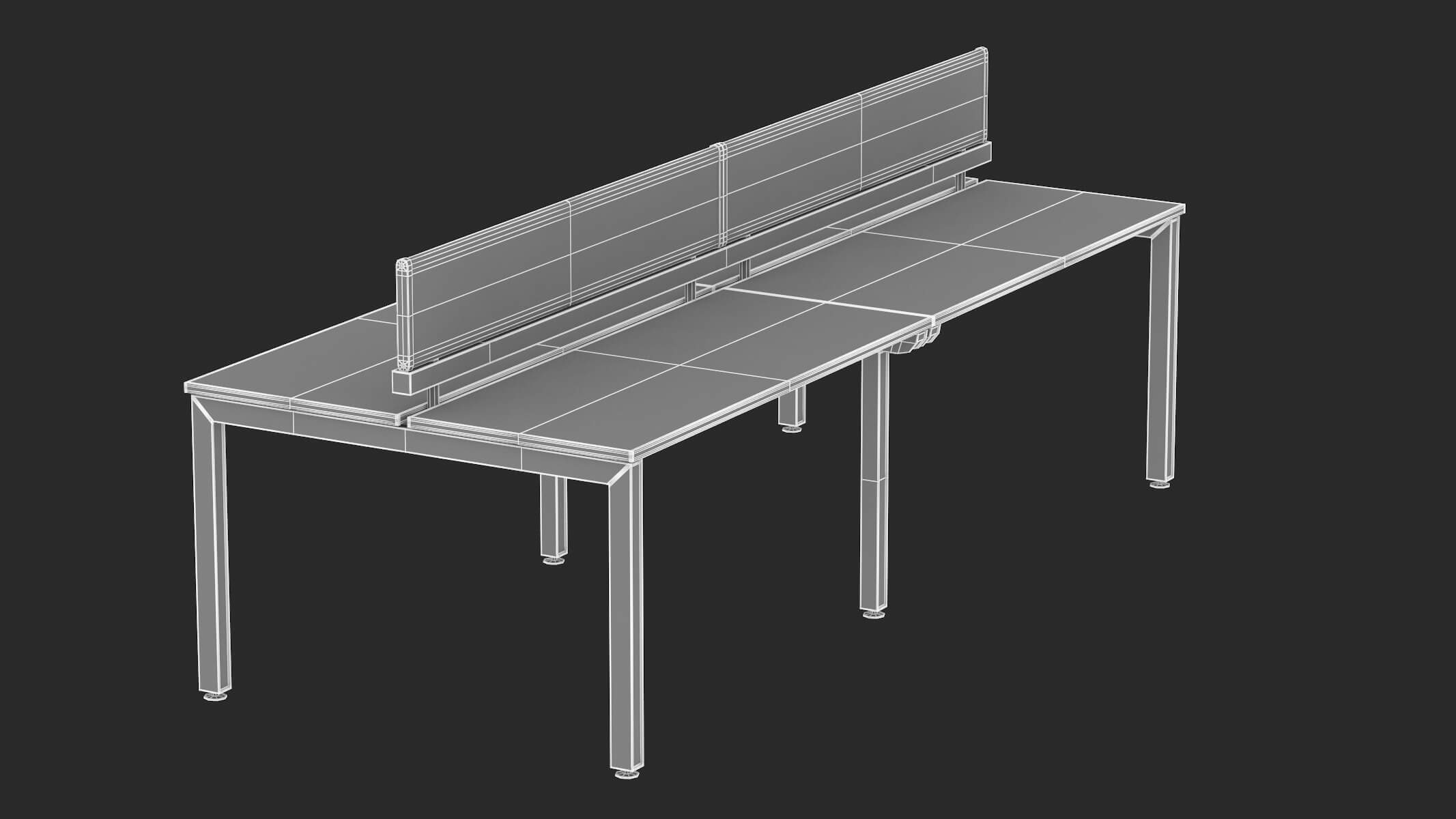 Herman Miller Sense Desk 5 3D Model by frezzy