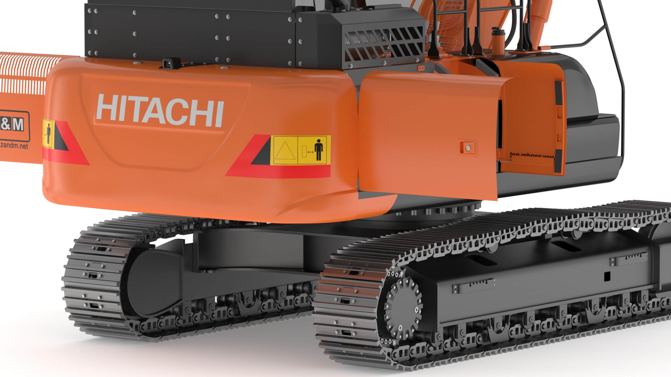 Hitachi ZX300-7 3D Model by frezzy Hitachi ZX300-7 3D Model by frezzy
