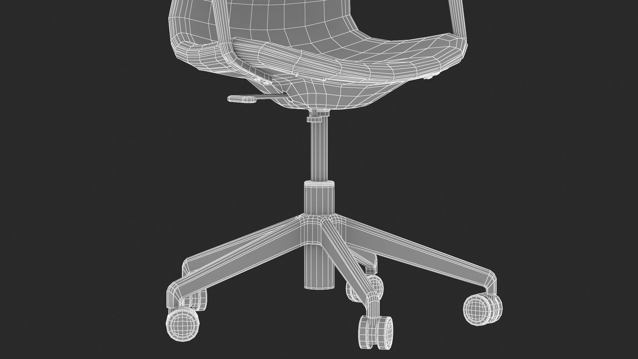 IKEA Langfjall Chair 3D Model by frezzy