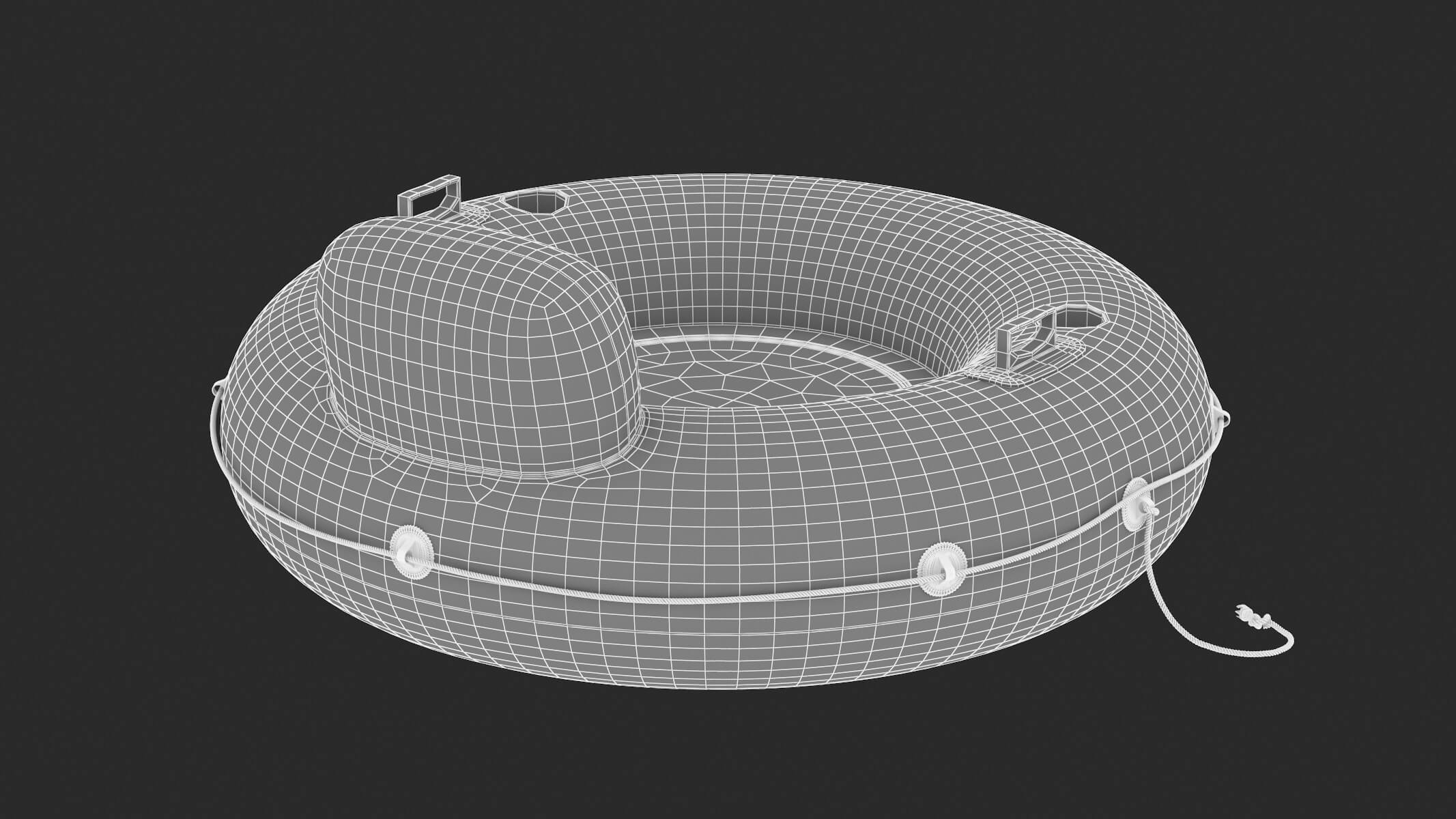 Inflatable Water Float 3D Model by frezzy