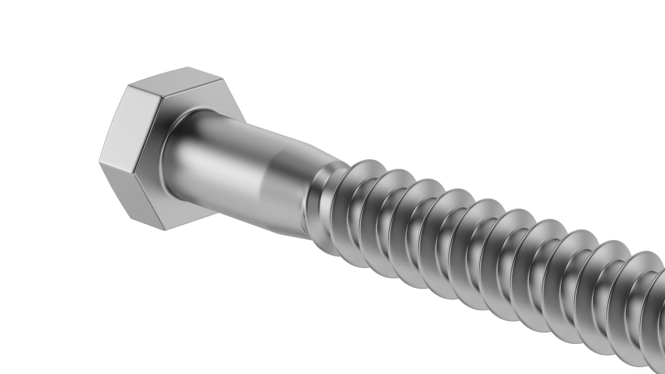 Lag Bolt 3D Model by frezzy