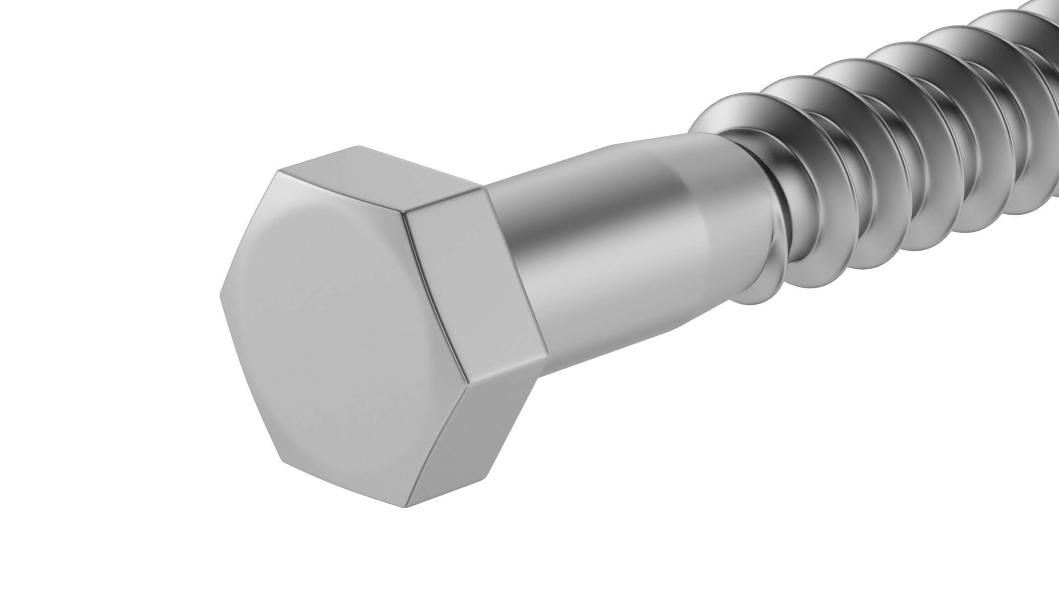 Lag Bolt 3D Model by frezzy