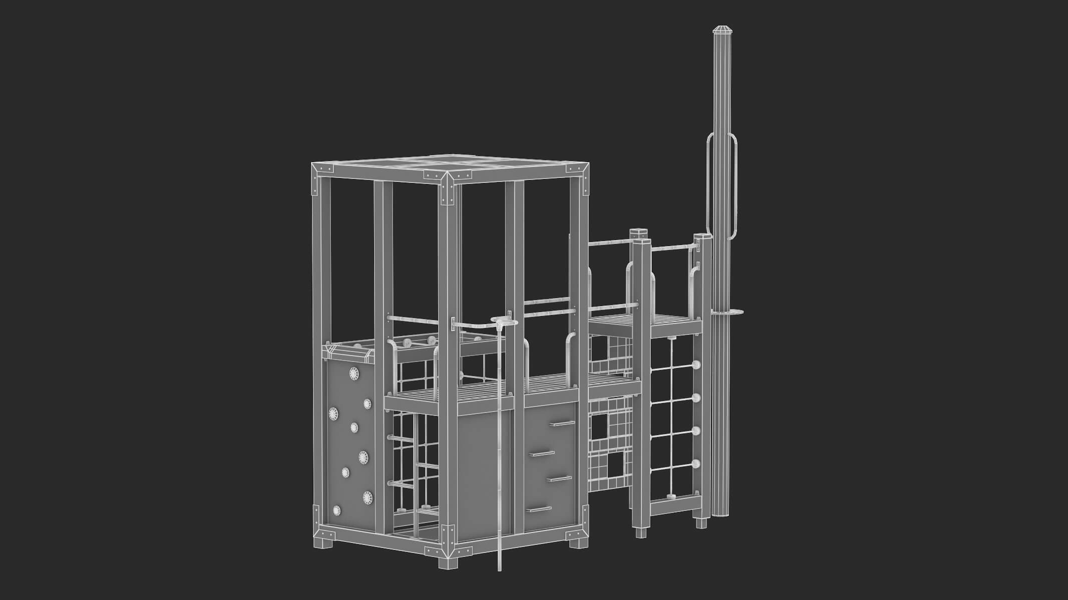 Lappset Halo Dropzone 3D Model by frezzy