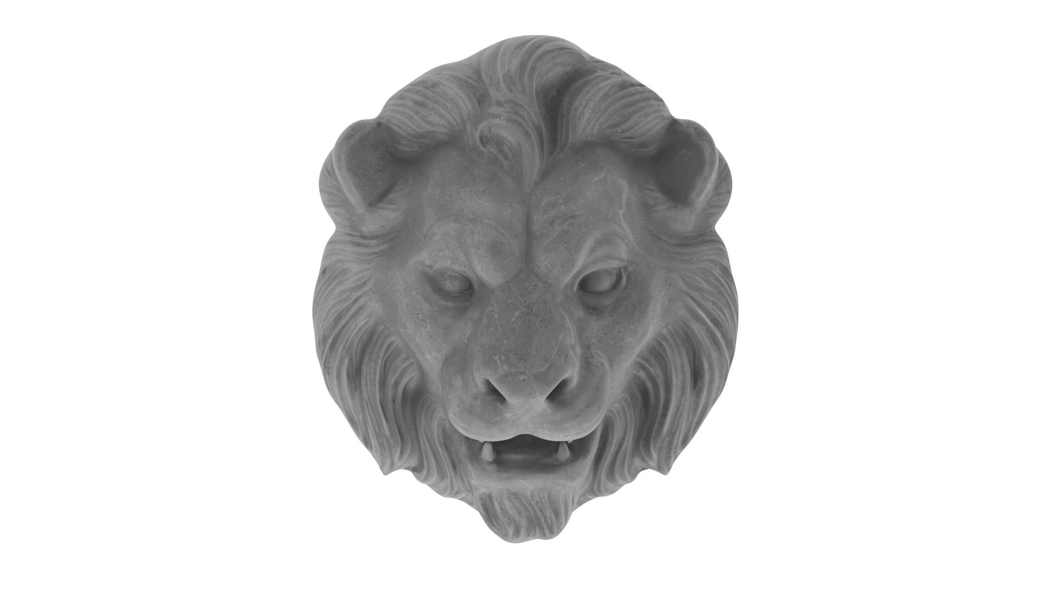 Lion Head 02 3D Model by frezzy