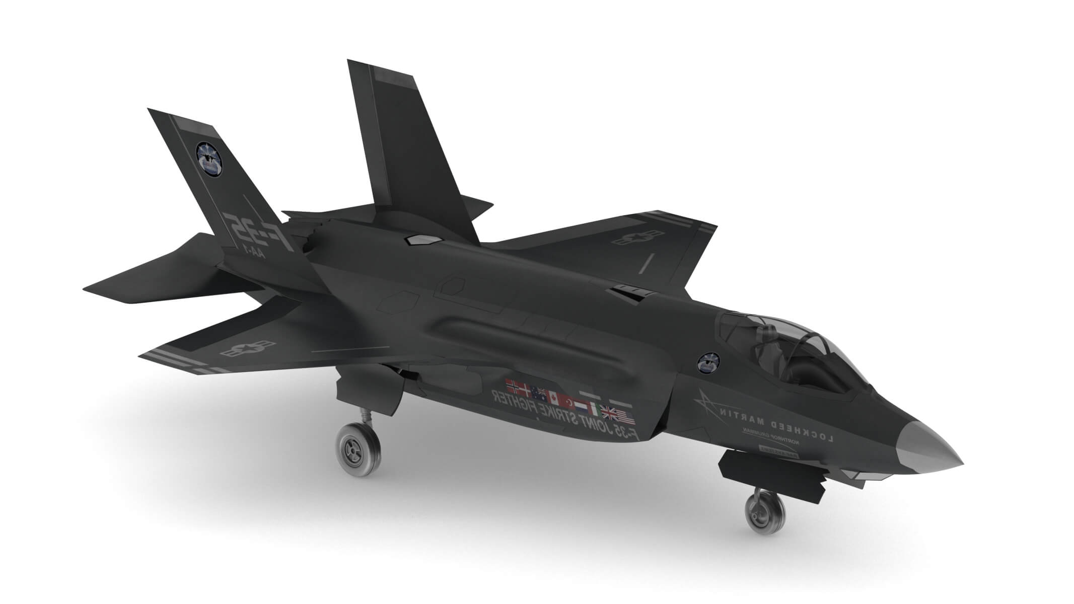 Lockheed Martin F-35 Lightning II 3D Model by frezzy
