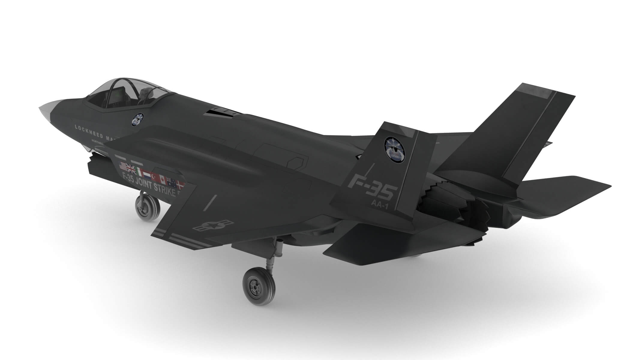 Lockheed Martin F-35 Lightning II 3D Model by frezzy