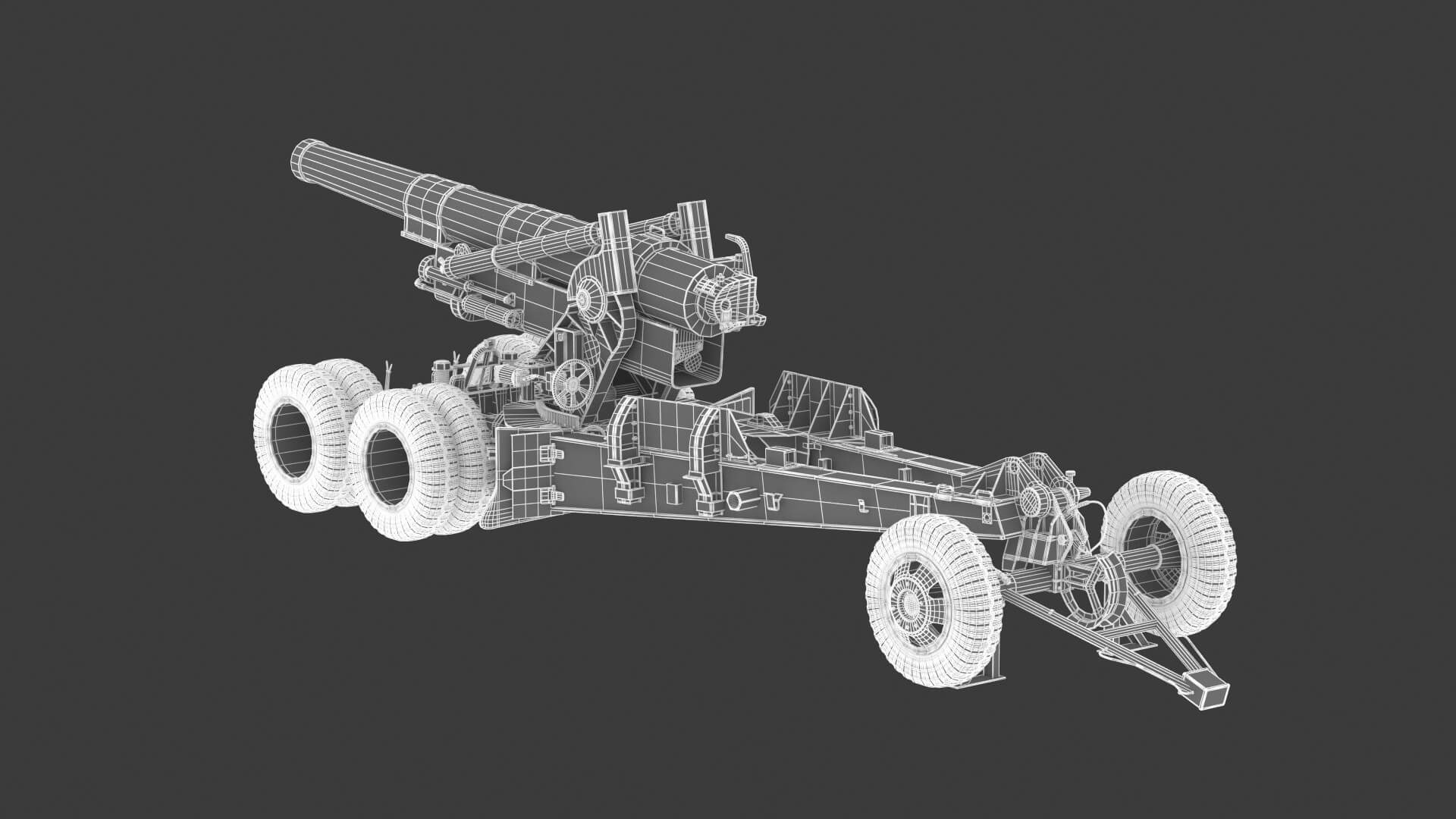 M115 Howitzer 3D Model by frezzy