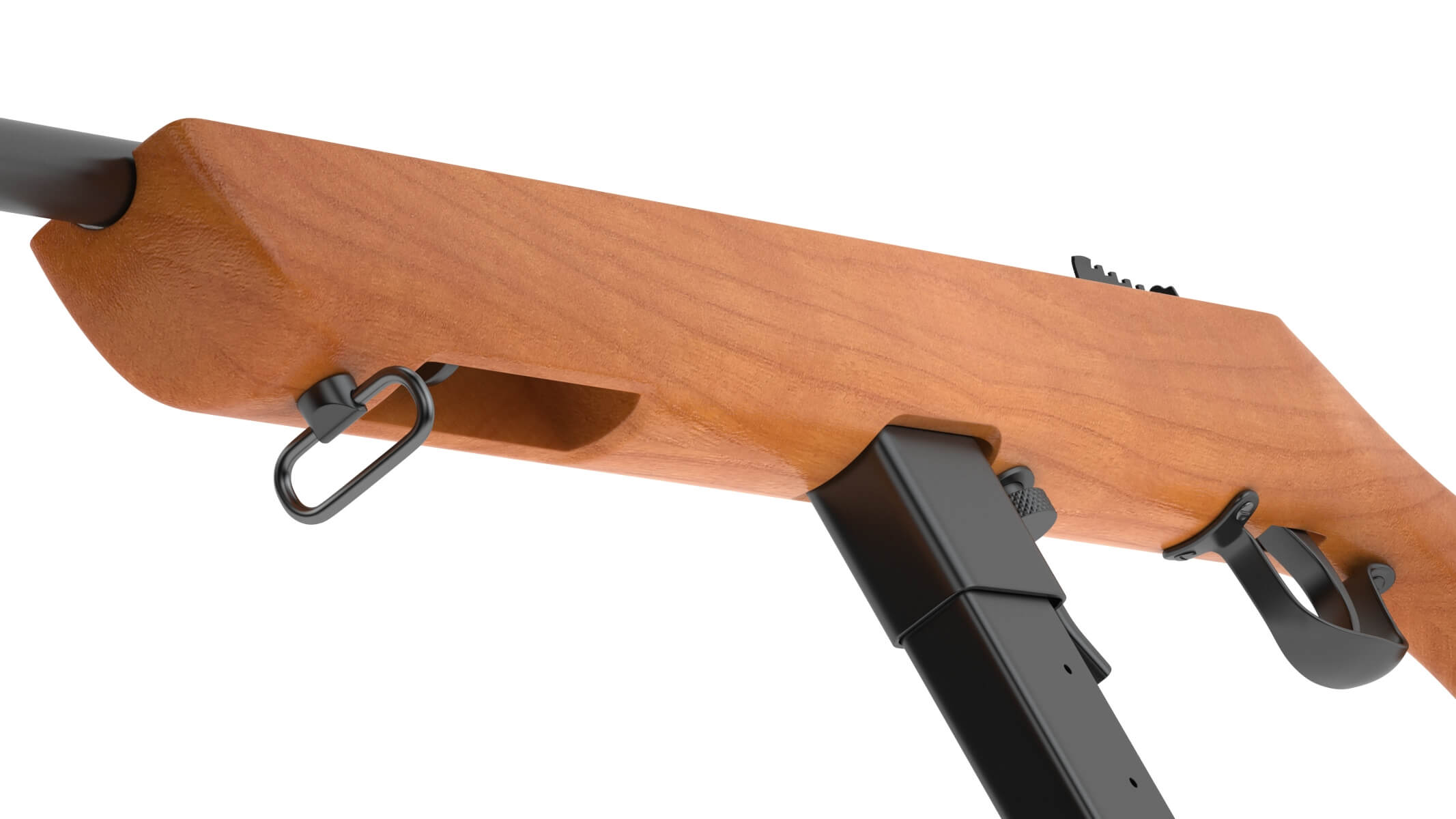 M50 Reising Submachine Gun 3D Model by frezzy