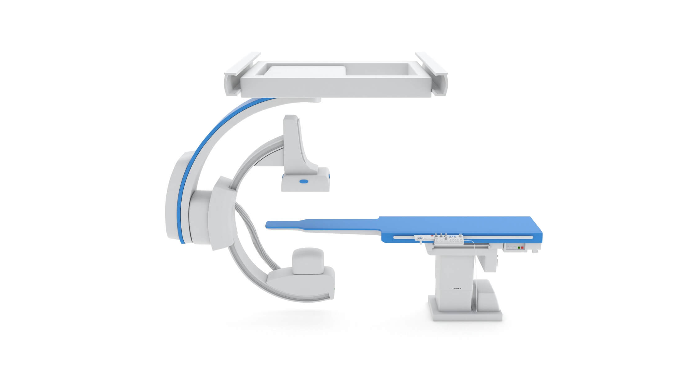 Medical CArm System With Table 3D Model by frezzy