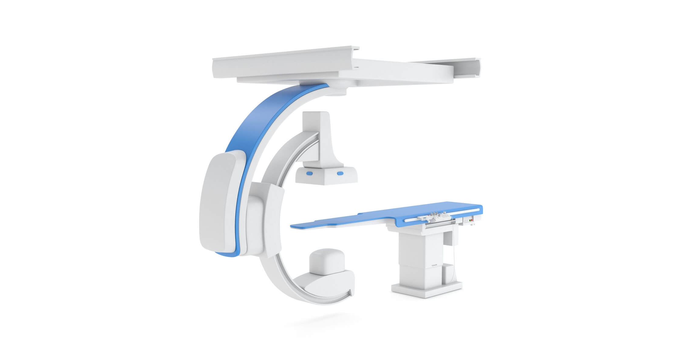 Medical CArm System With Table 3D Model by frezzy