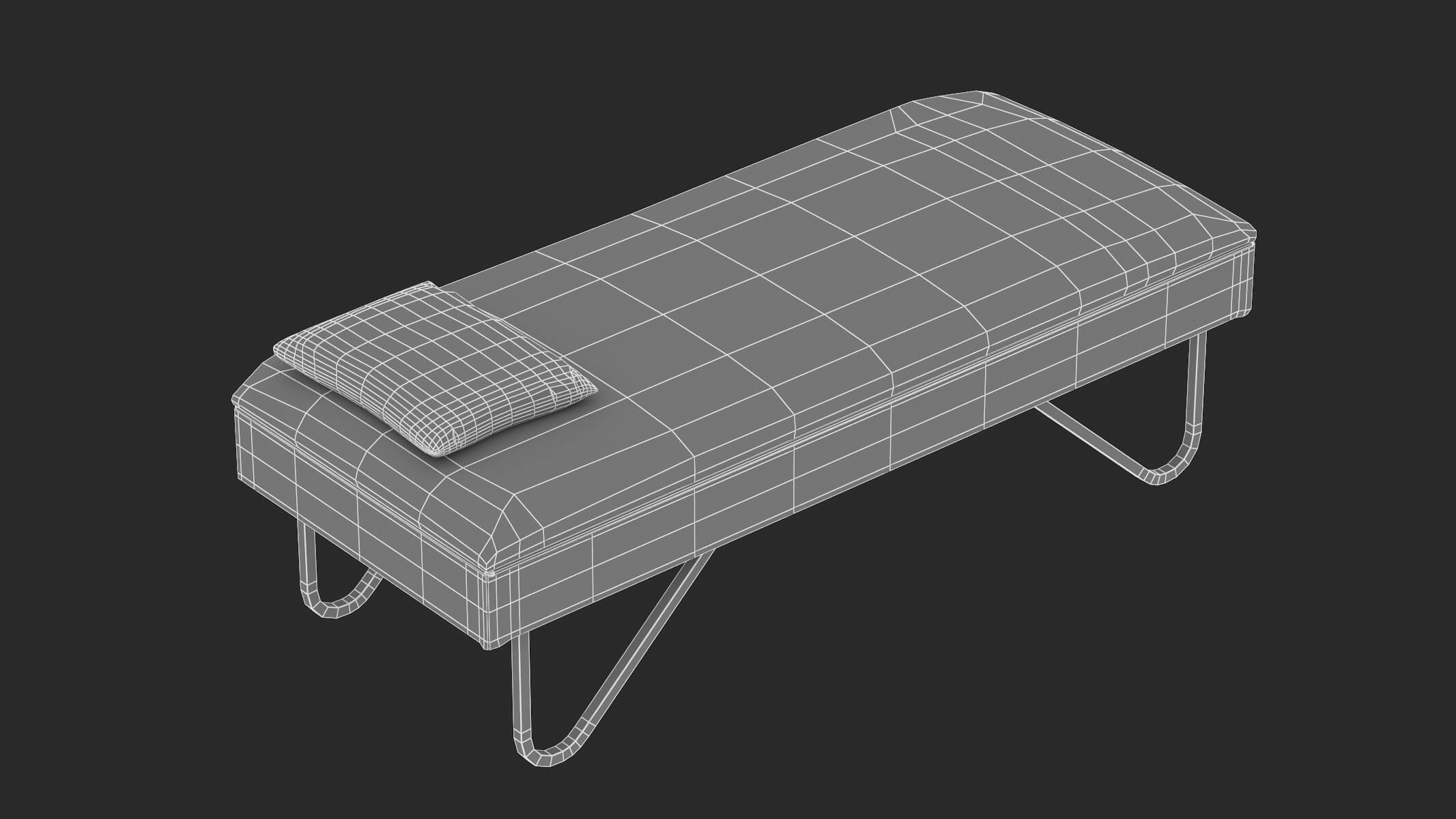 Medical Couches Recovery 3D Model by frezzy