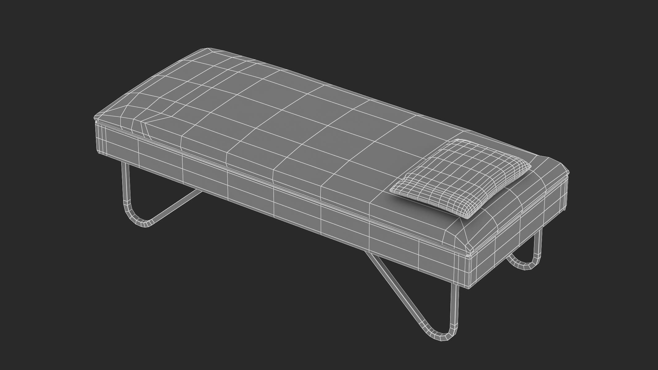 Medical Couches Recovery 3D Model by frezzy