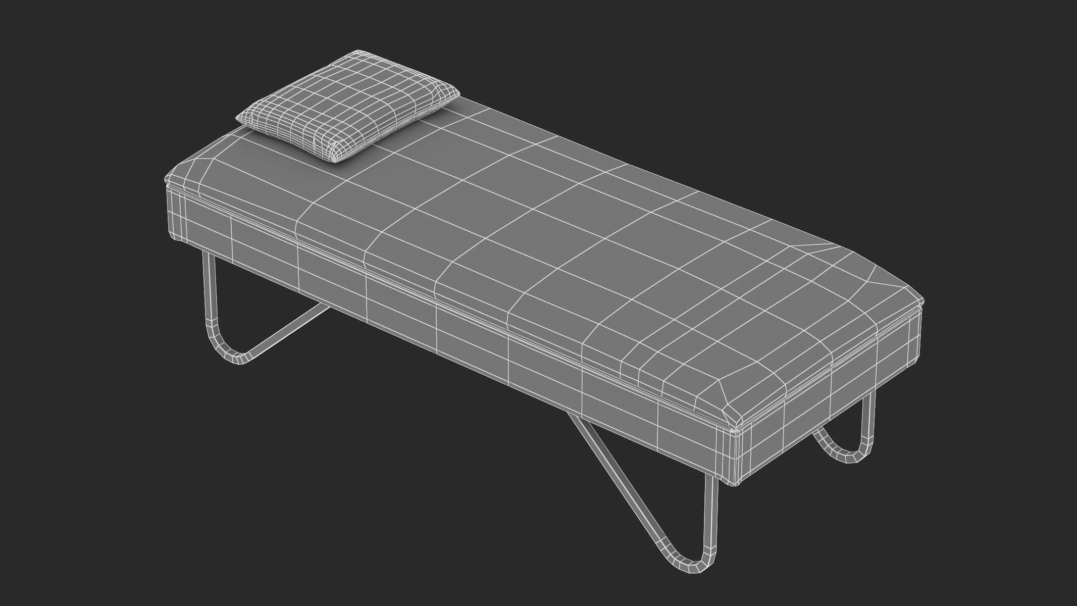 Medical Couches Recovery 3D Model by frezzy