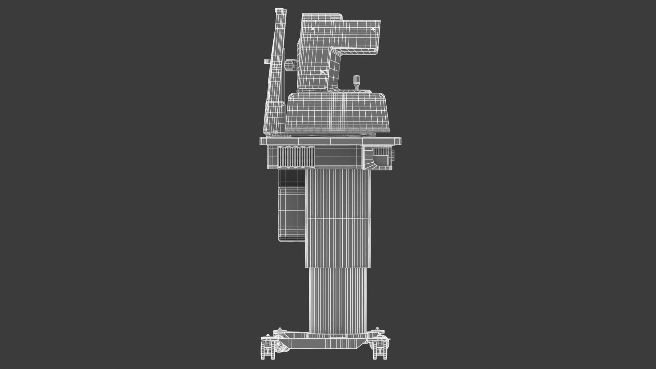 Medical SS-Oct Biometer 3D Model by frezzy